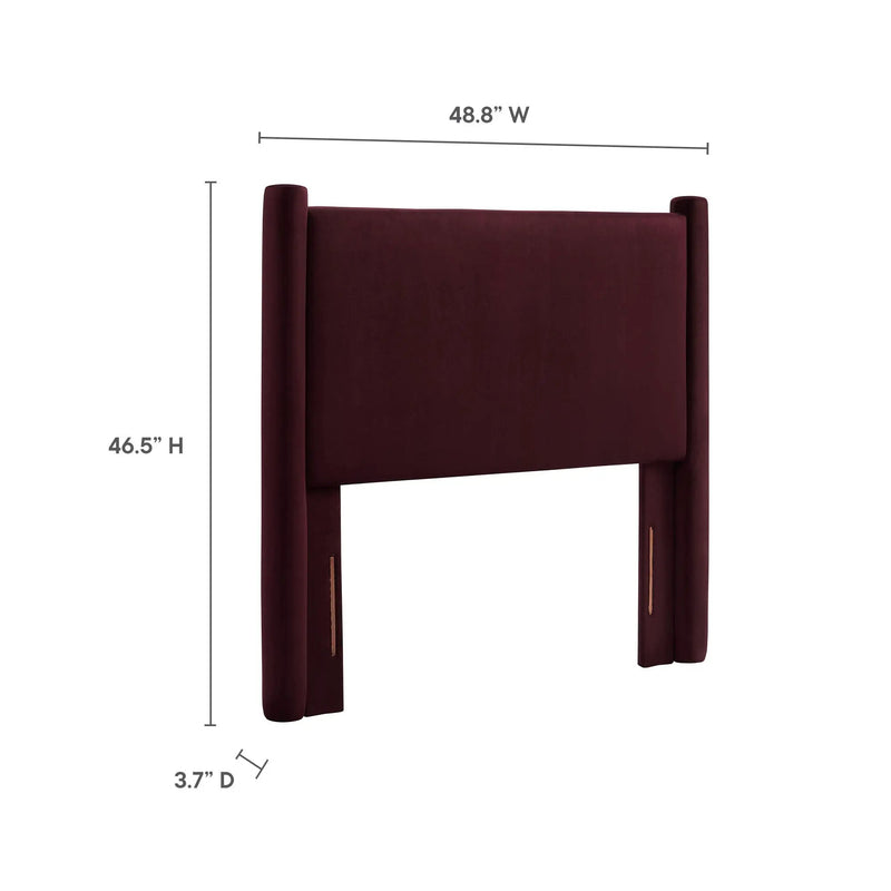 Rael Performance Velvet Twin Headboard by Modway by HouseOfZazla