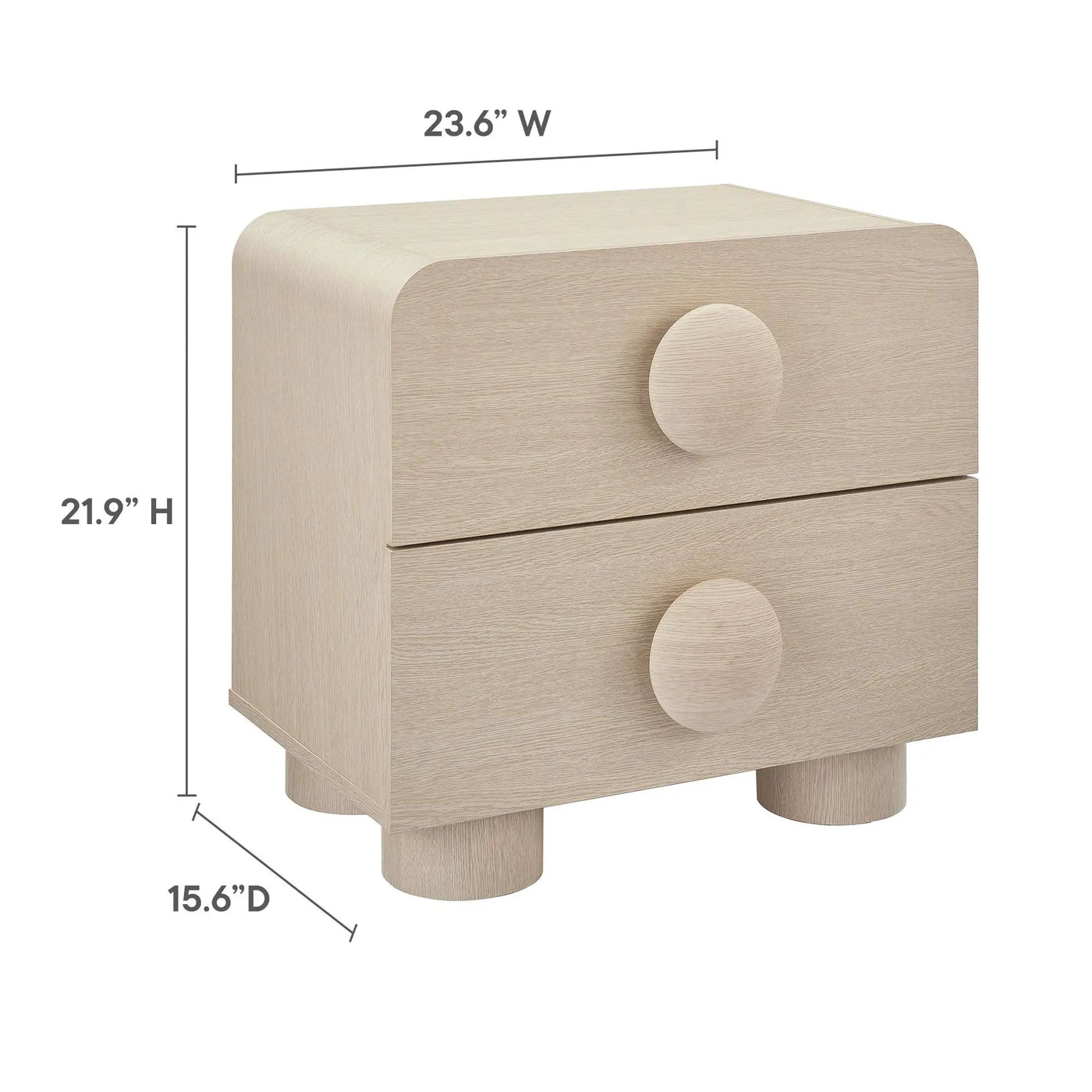 Sonnet 2-Drawer Nightstand by Modway by HouseOfZazla