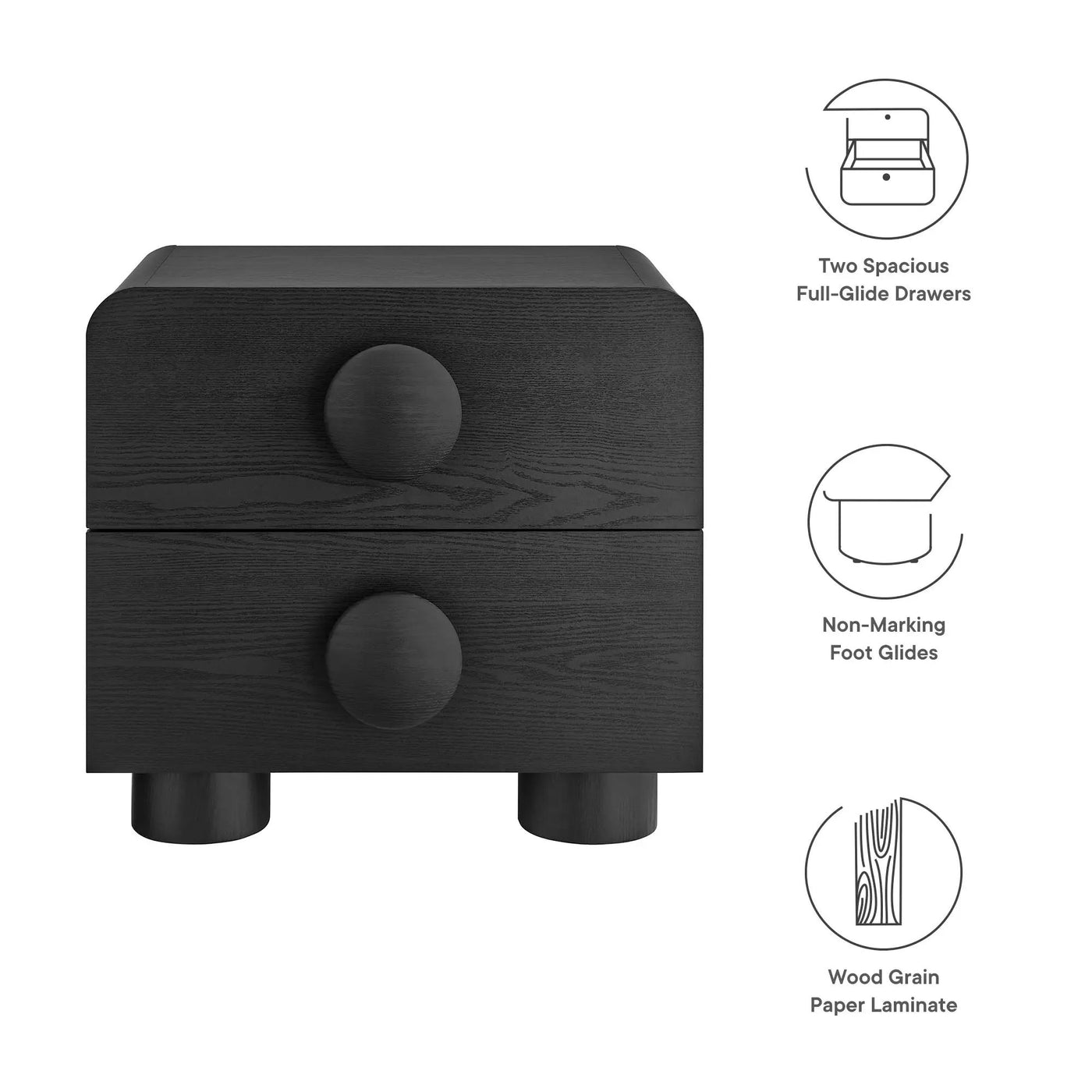 Sonnet 2-Drawer Nightstand by Modway by HouseOfZazla