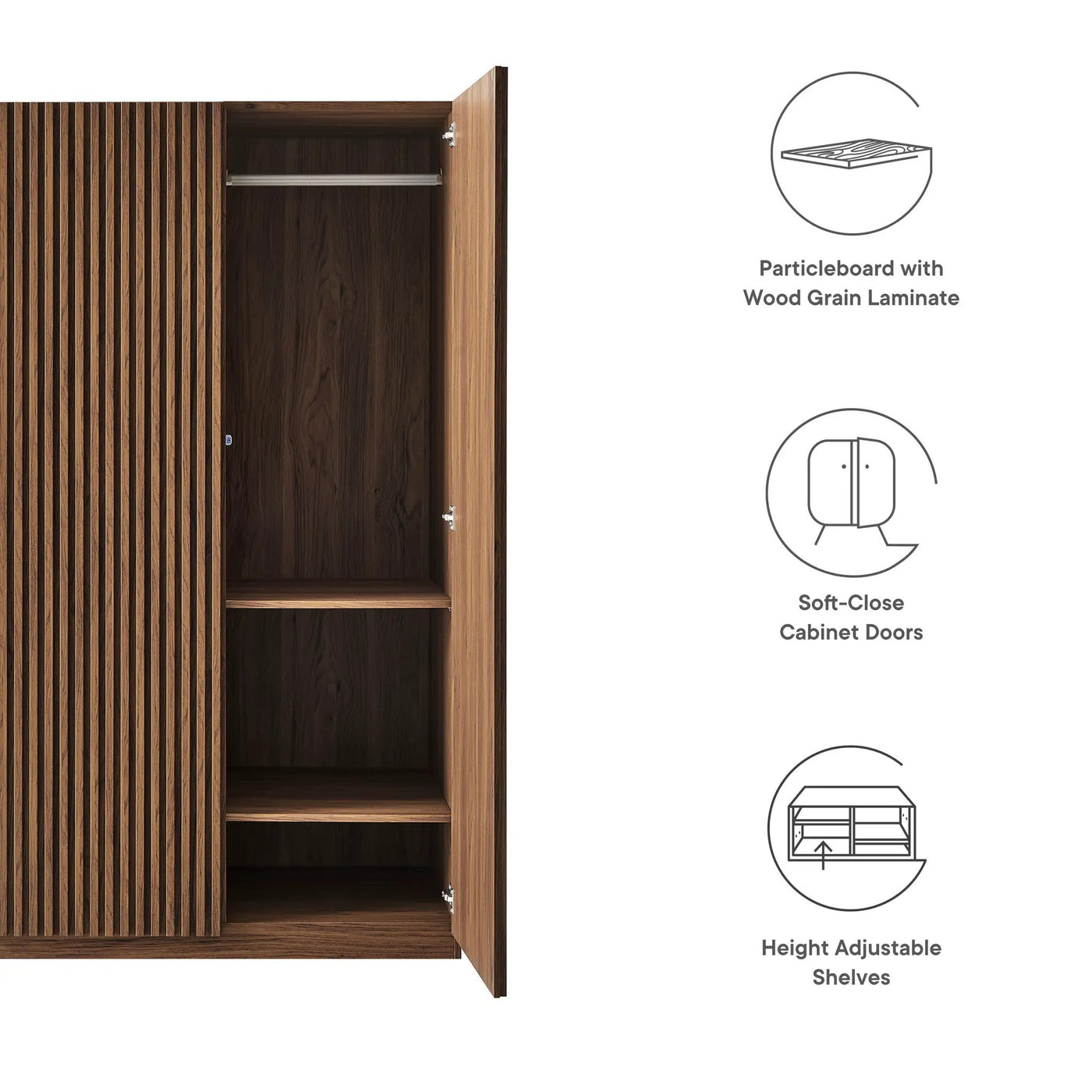 Render 2-Door Wardrobe Closet by Modway by HouseOfZazla