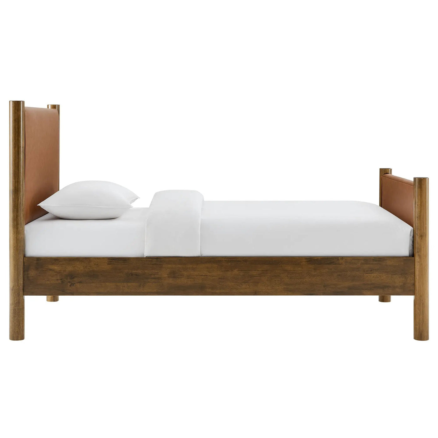 Maven Twin Size Vegan Leather Upholstered Platform Bed by Modway by HouseOfZazla