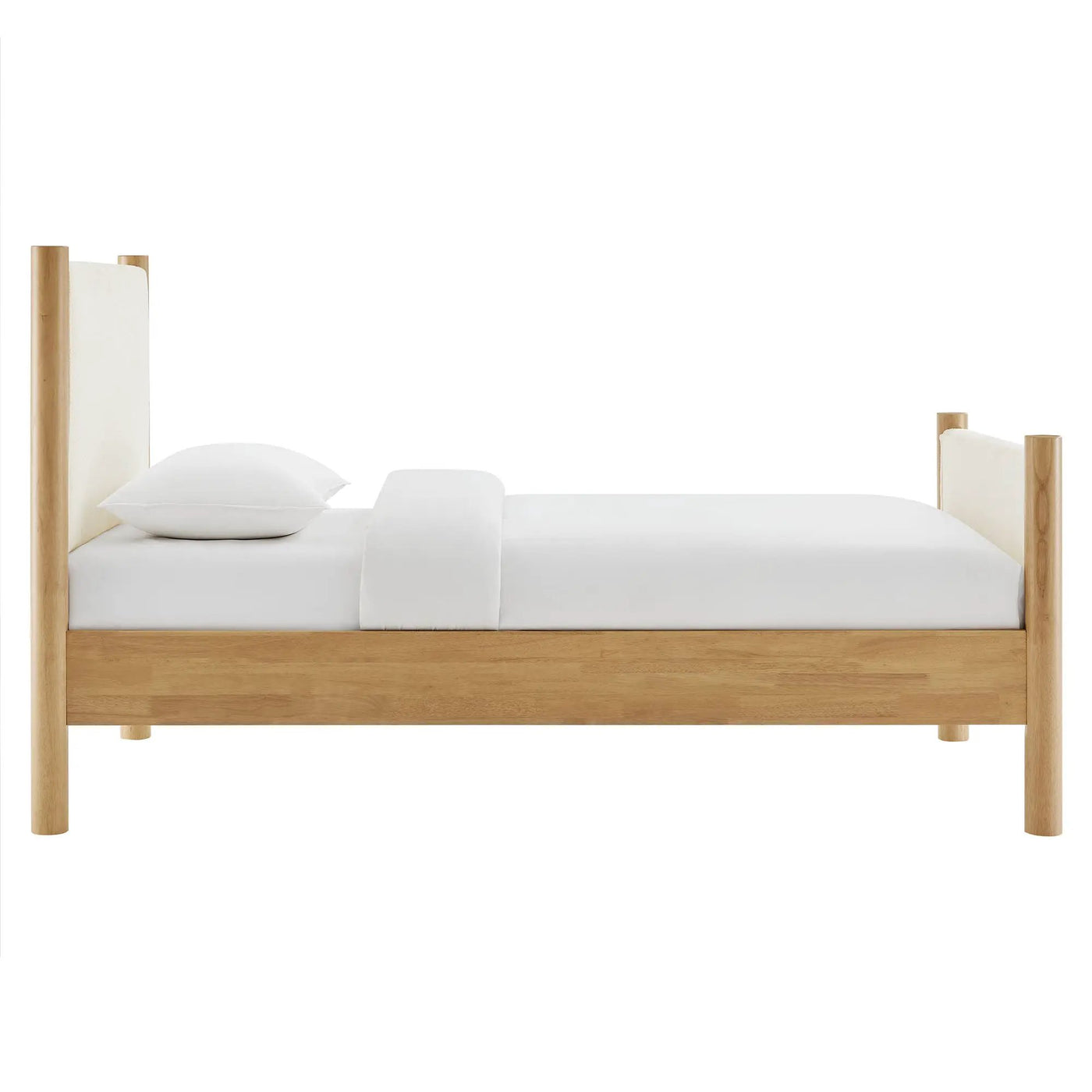 Maven Twin Size Boucle Upholstered Platform Bed by Modway by HouseOfZazla