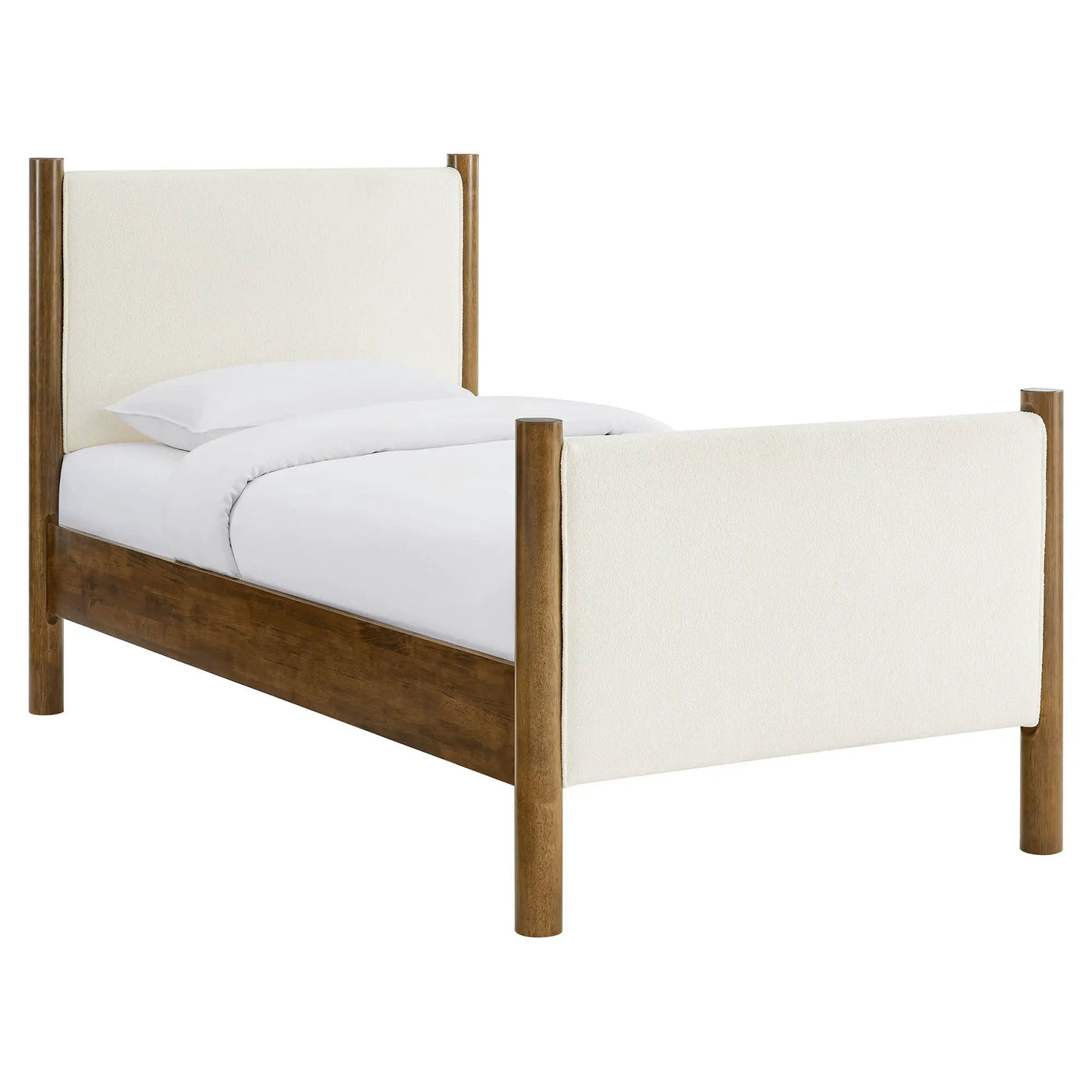 Maven Twin Size Boucle Upholstered Platform Bed by Modway by HouseOfZazla