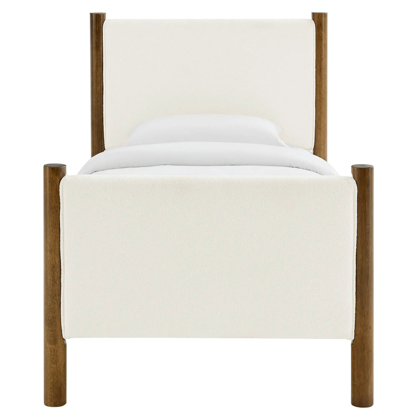 Maven Twin Size Boucle Upholstered Platform Bed by Modway by HouseOfZazla
