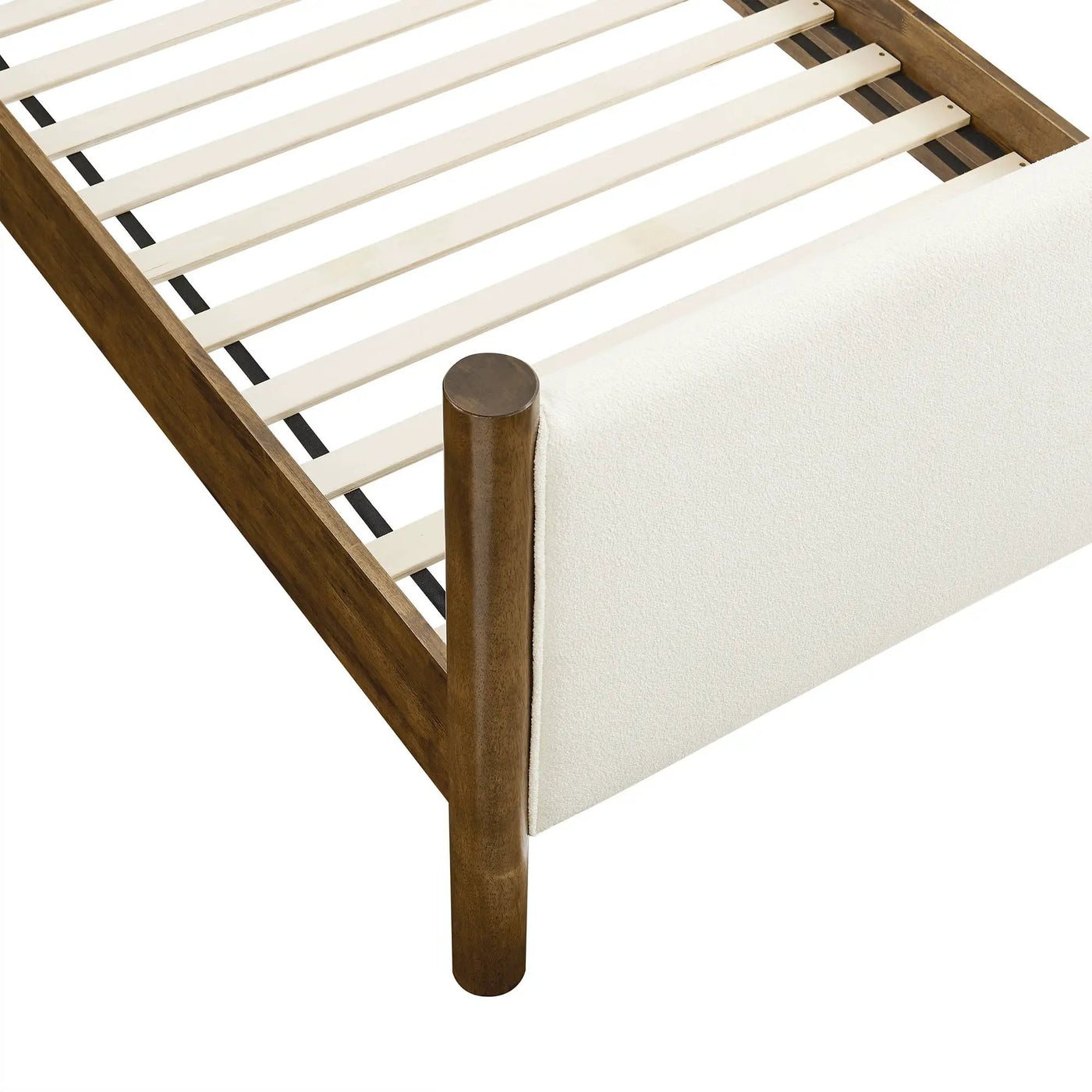 Maven Twin Size Boucle Upholstered Platform Bed by Modway by HouseOfZazla
