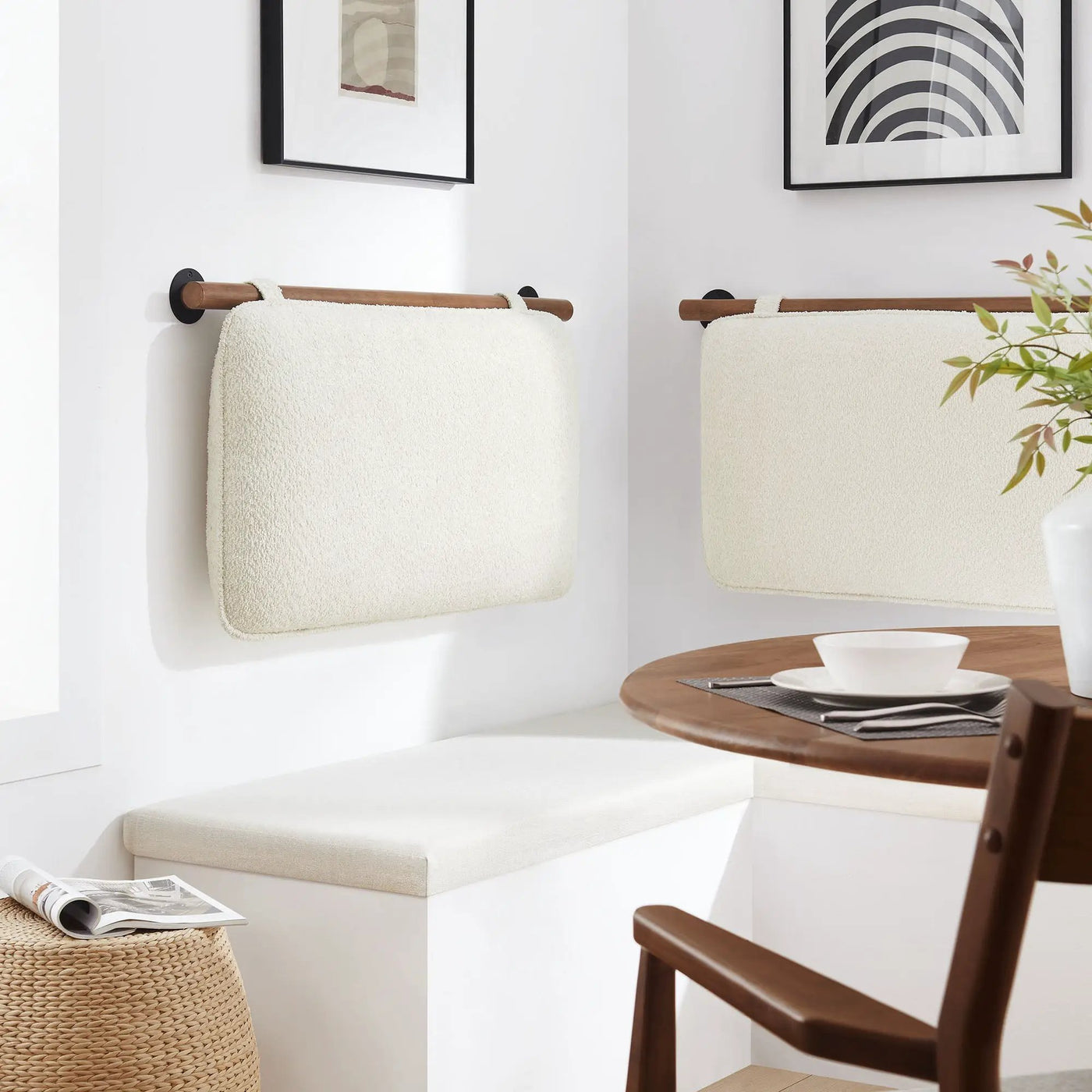 Anela Wall-Mounted Chenille Upholstered Twin Headboard by HouseOfZazla