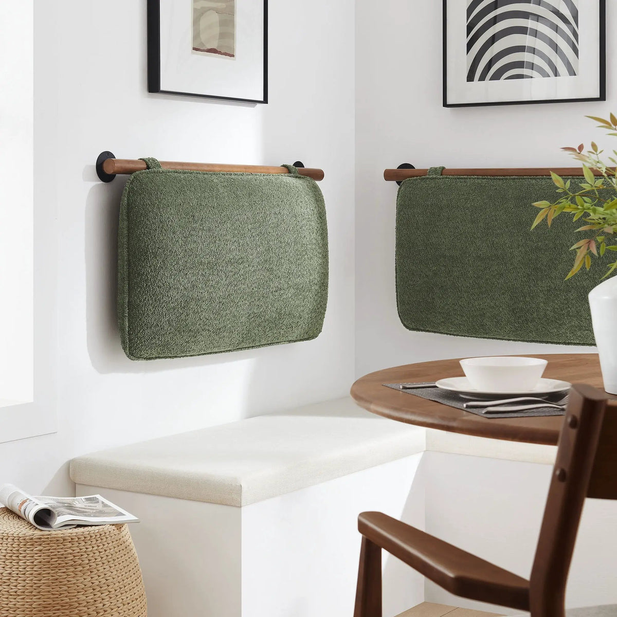 Anela Wall-Mounted Chenille Upholstered Twin Headboard by HouseOfZazla