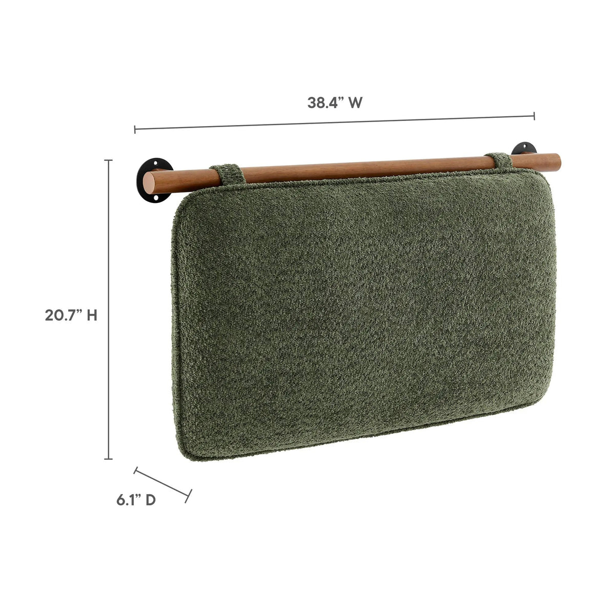 Anela Wall-Mounted Chenille Upholstered Twin Headboard by HouseOfZazla