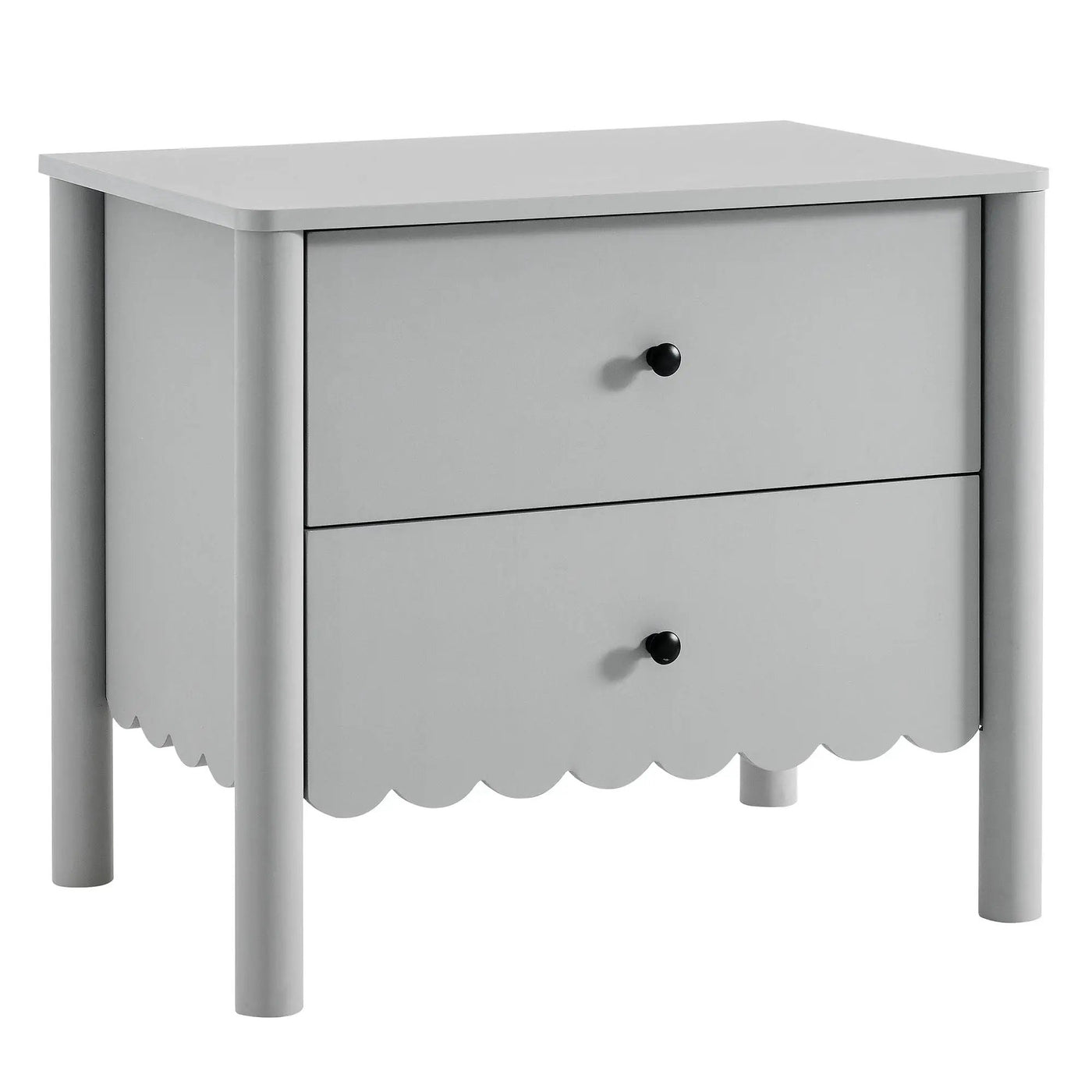 Emmeline Scalloped 2-Drawer Nightstand by Modway by HouseOfZazla
