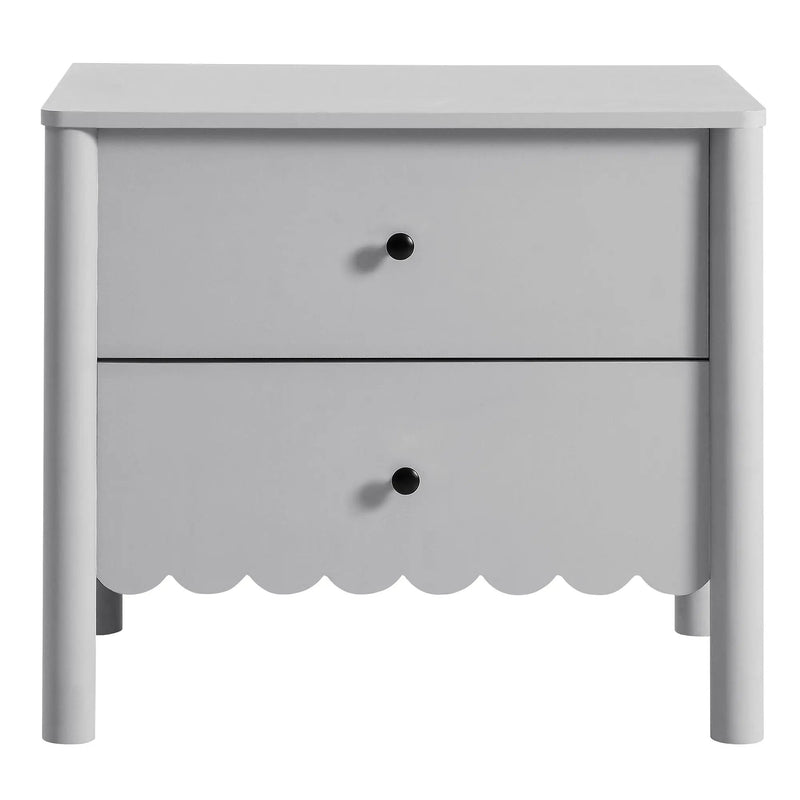 Emmeline Scalloped 2-Drawer Nightstand by Modway by HouseOfZazla