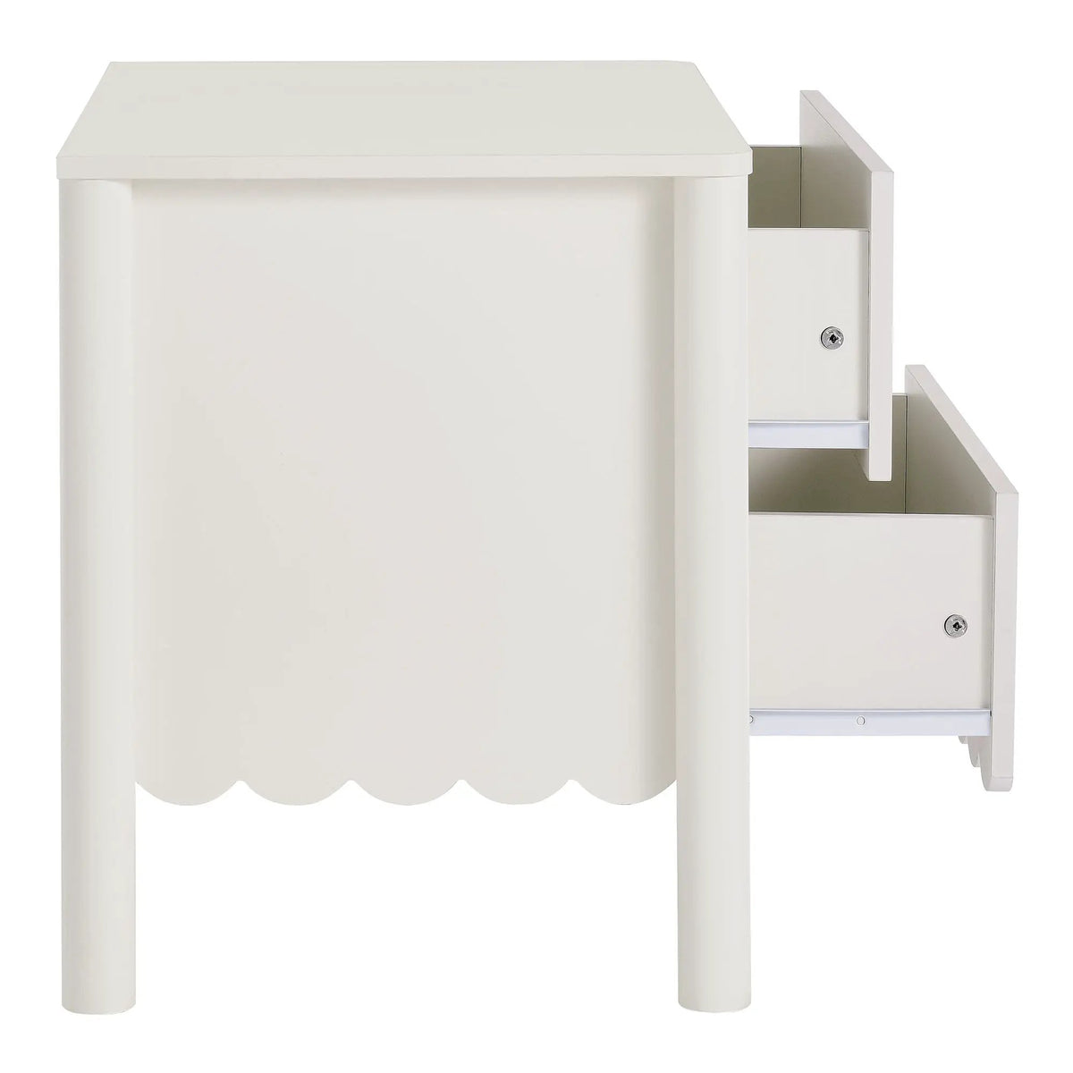 Emmeline Scalloped 2-Drawer Nightstand by Modway by HouseOfZazla