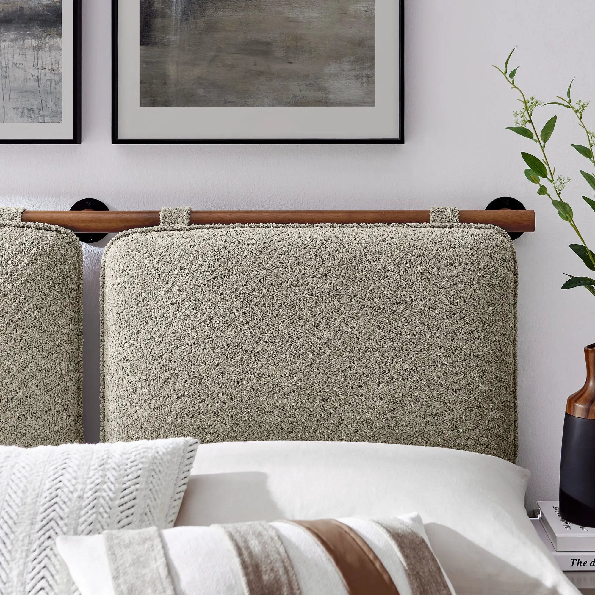 Anela Wall-Mounted Chenille Upholstered Full Headboard by Modway by HouseOfZazla