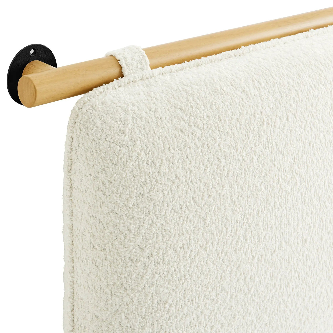 Anela Wall-Mounted Chenille Upholstered King Size Headboard by HouseOfZazla