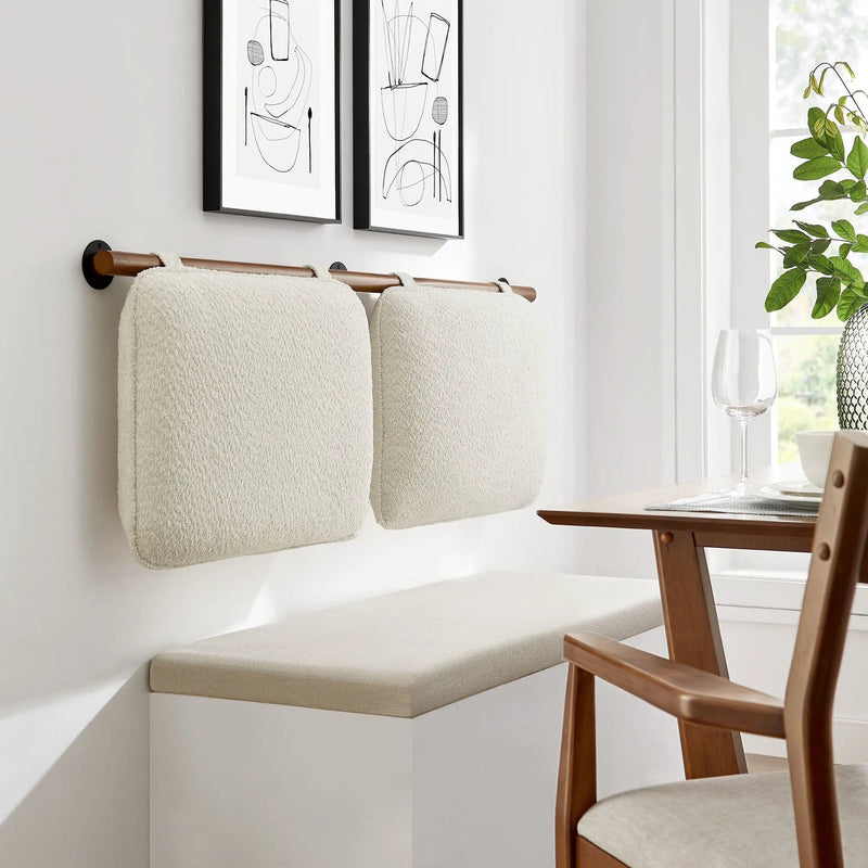 Anela Wall-Mounted Chenille Upholstered King Size Headboard by HouseOfZazla