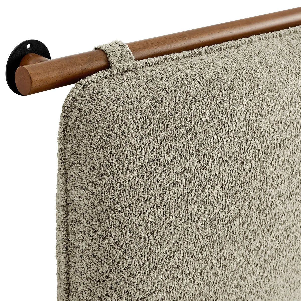 Anela Wall-Mounted Chenille Upholstered King Size Headboard by HouseOfZazla