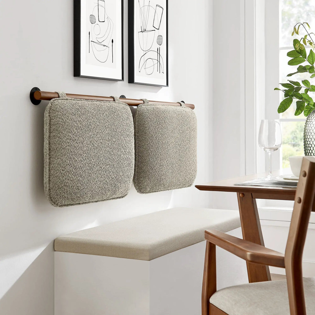 Anela Wall-Mounted Chenille Upholstered King Size Headboard by HouseOfZazla