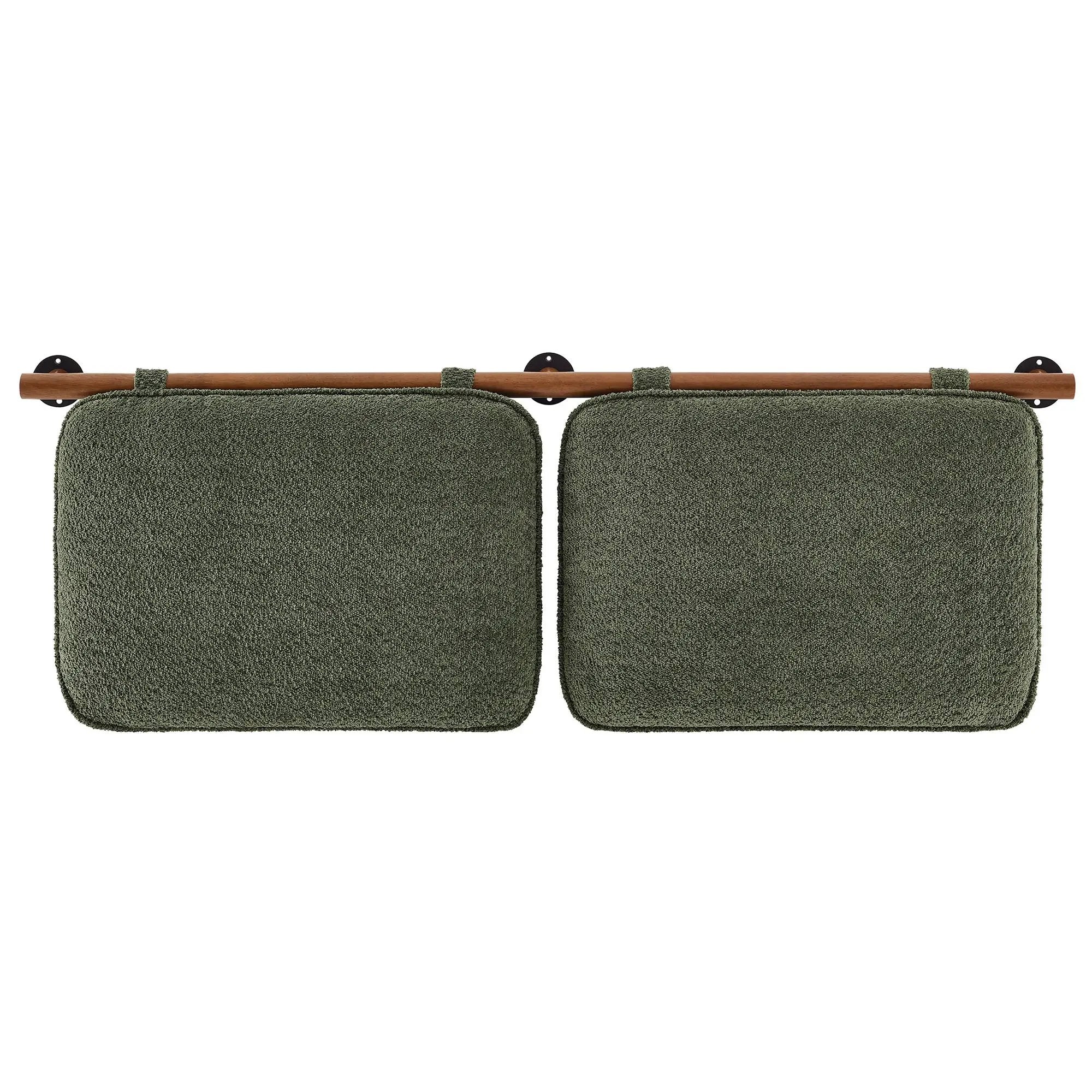 Anela Wall-Mounted Chenille Upholstered King Size Headboard by HouseOfZazla