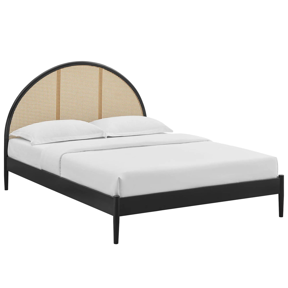 Odette Queen Arched Rattan Cane Platform Bed by Modway by HouseOfZazla