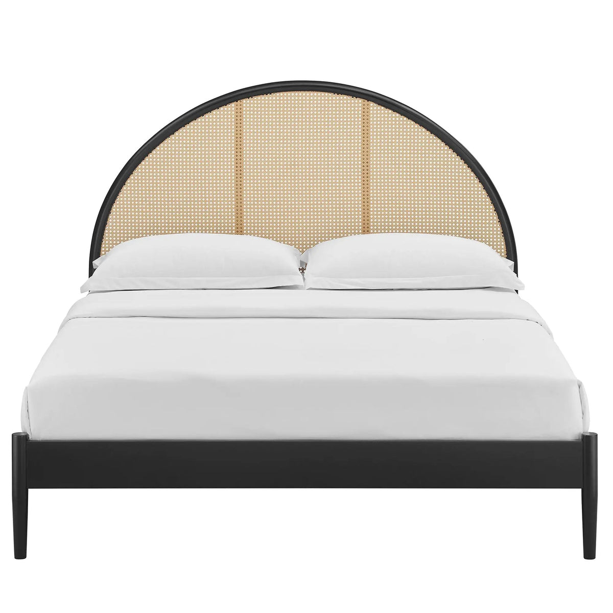 Odette Queen Arched Rattan Cane Platform Bed by Modway by HouseOfZazla
