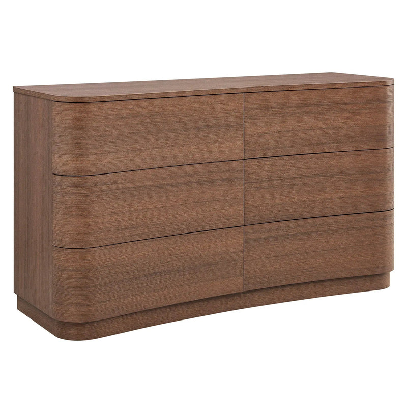Mirae 6-Drawer Curved Dresser by Modway by HouseOfZazla