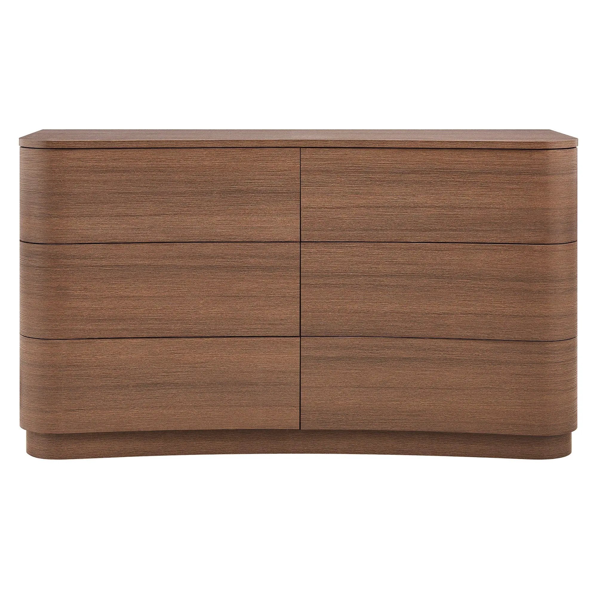 Mirae 6-Drawer Curved Dresser by Modway by HouseOfZazla