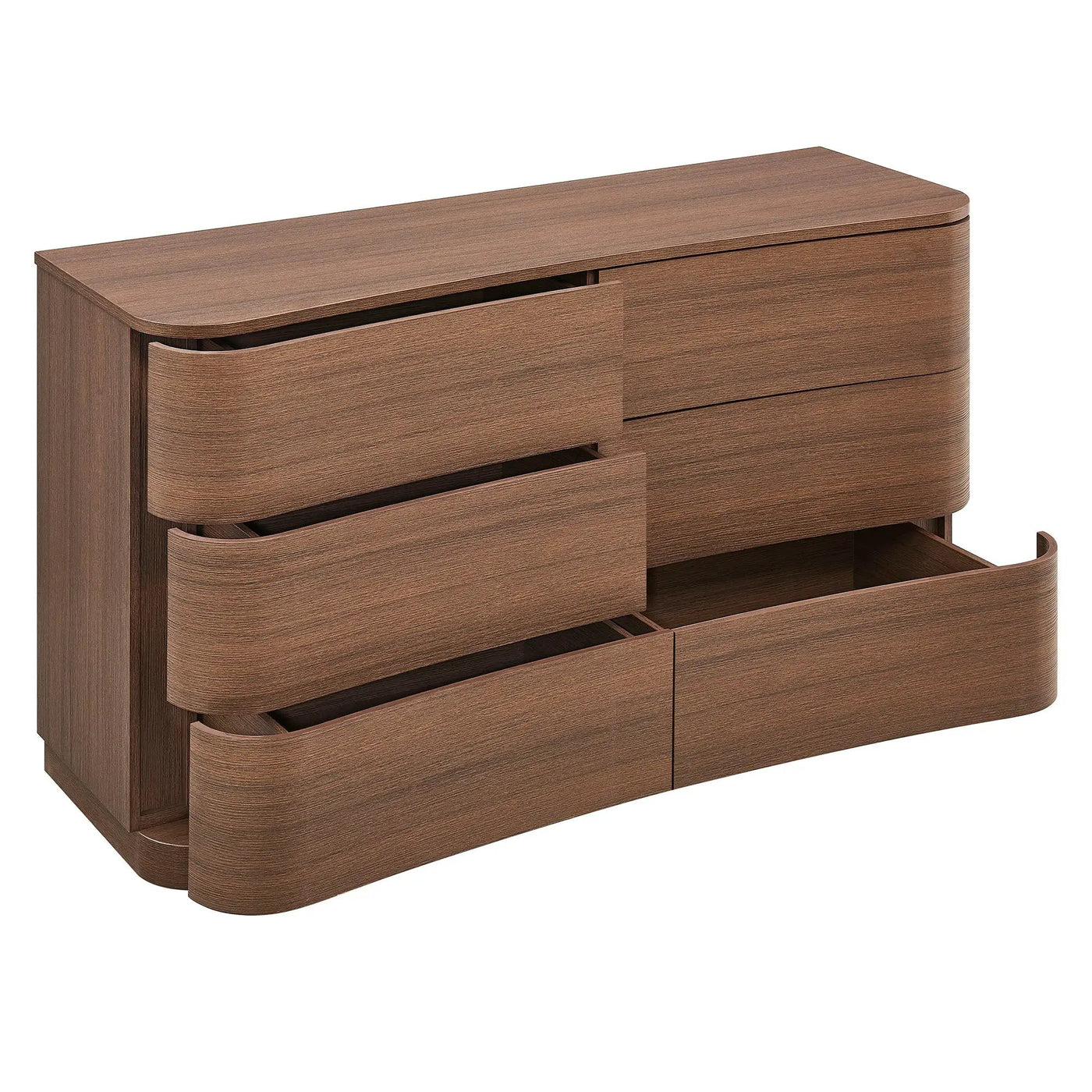 Mirae 6-Drawer Curved Dresser by Modway by HouseOfZazla