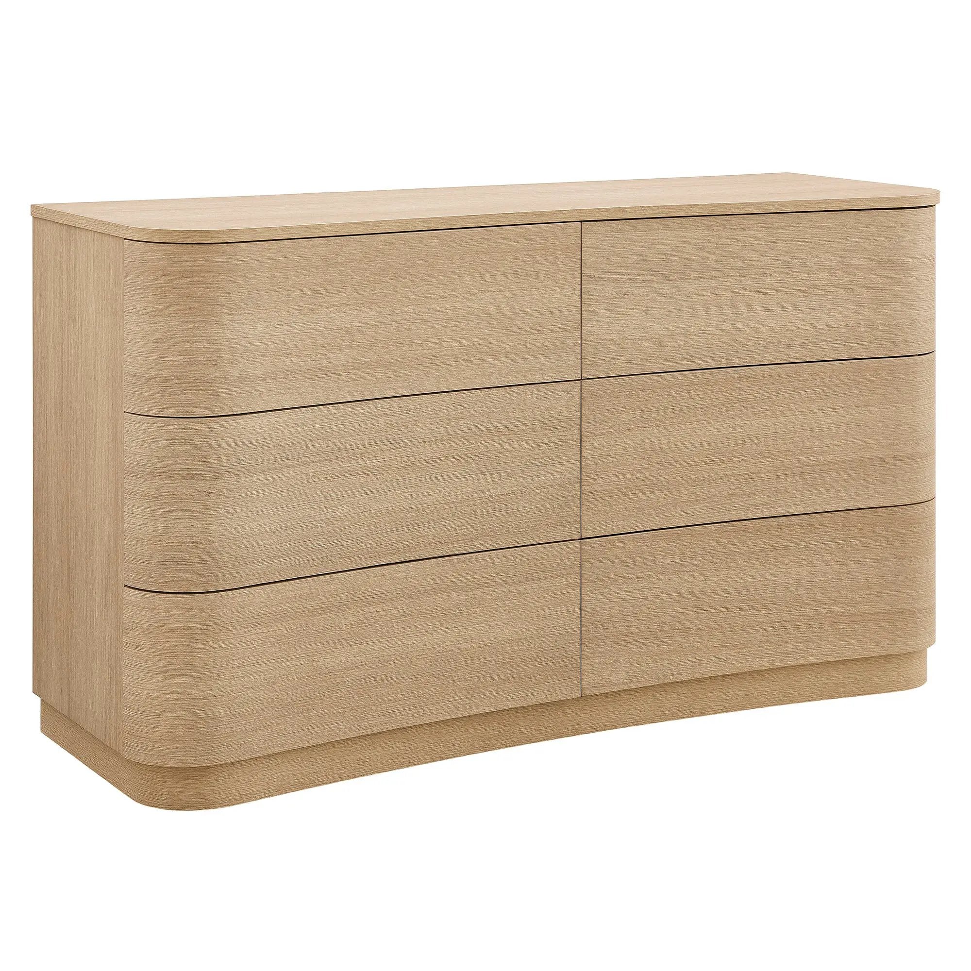 Mirae 6-Drawer Curved Dresser by Modway by HouseOfZazla
