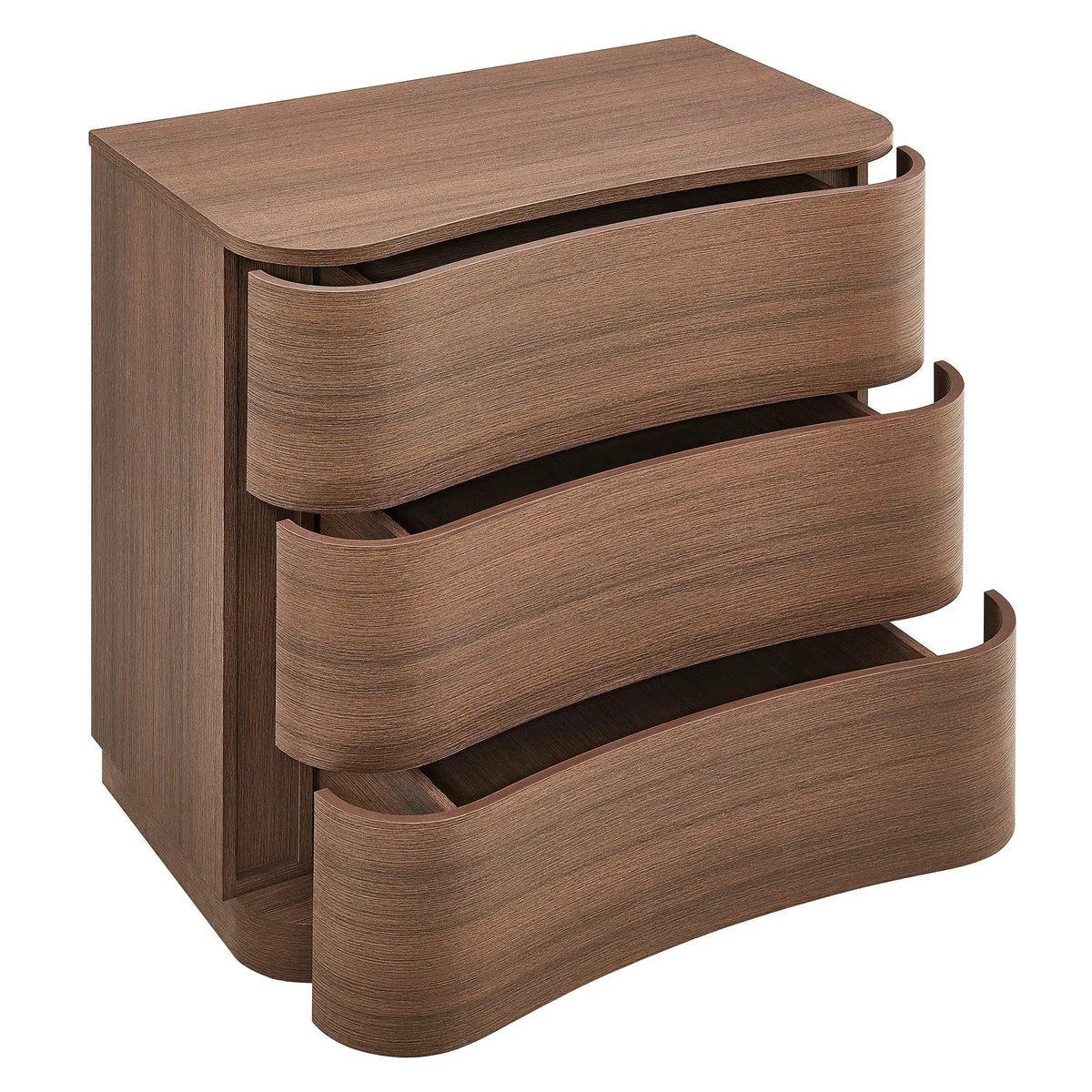 Mirae 3-Drawer Curved Compact Dresser by Modway by HouseOfZazla