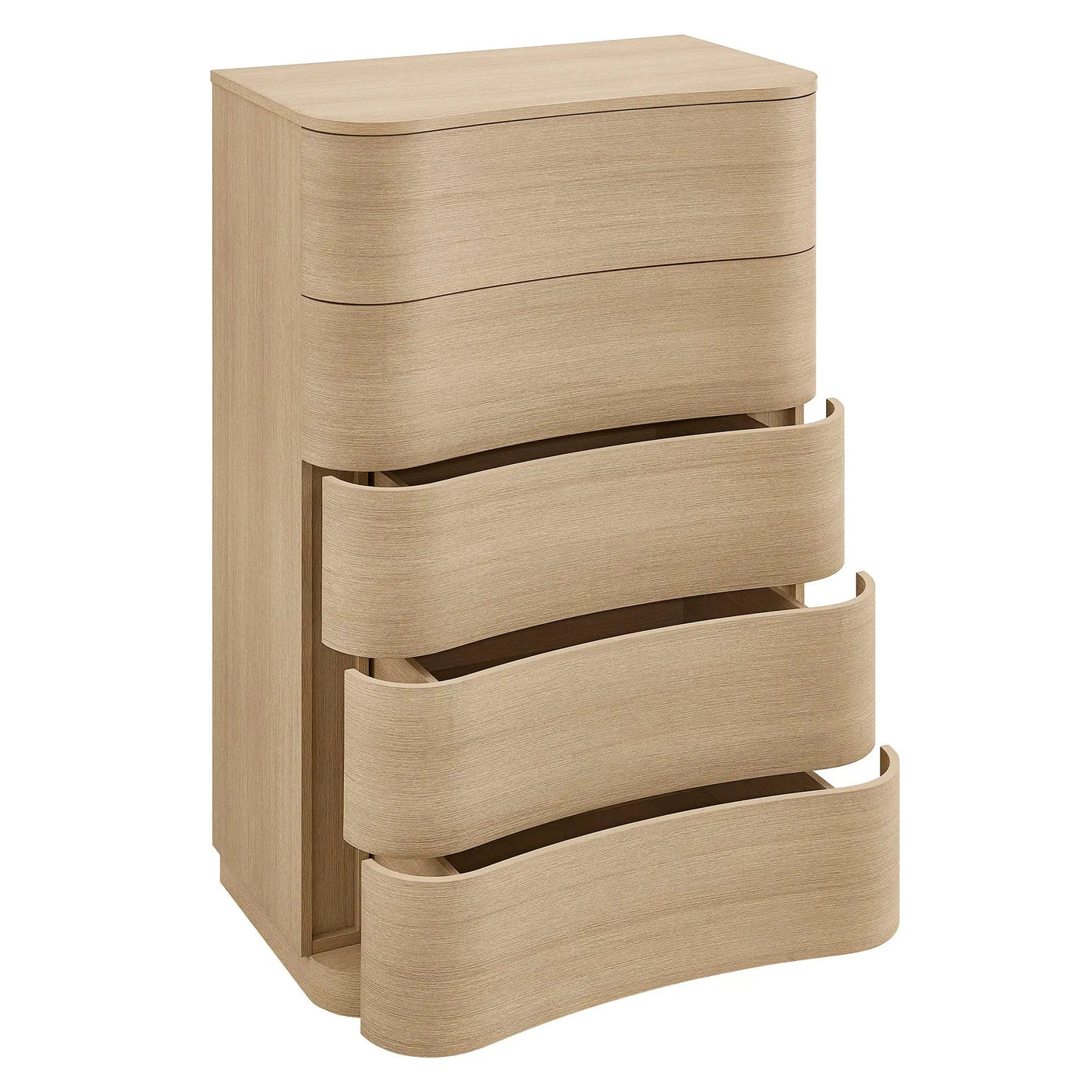 Mirae 5-Drawer Curved Dresser Chest by Modway by HouseOfZazla