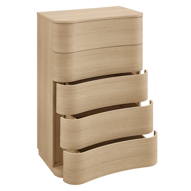 Mirae 5-Drawer Curved Dresser Chest by Modway by HouseOfZazla