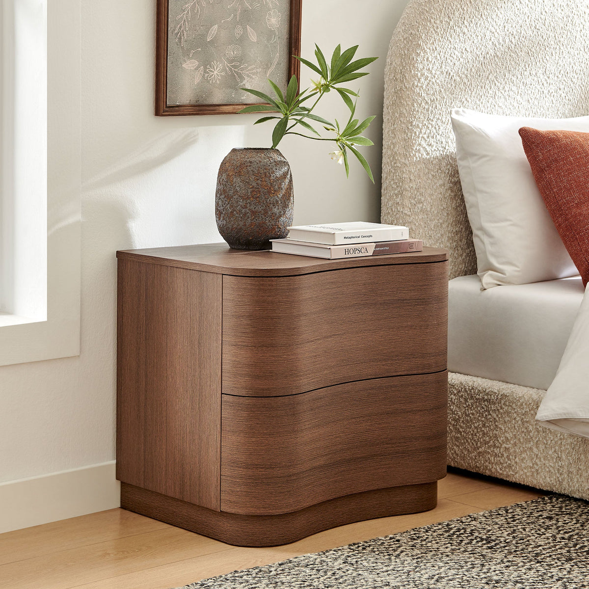 Mirae 2-Drawer Curved Nightstand by Modway, photo 8 of 18