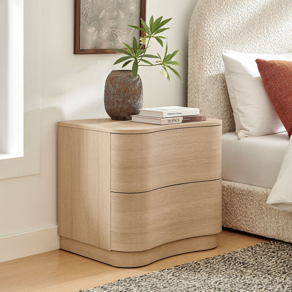 Mirae 2-Drawer Curved Nightstand by Modway, photo 17 of 18