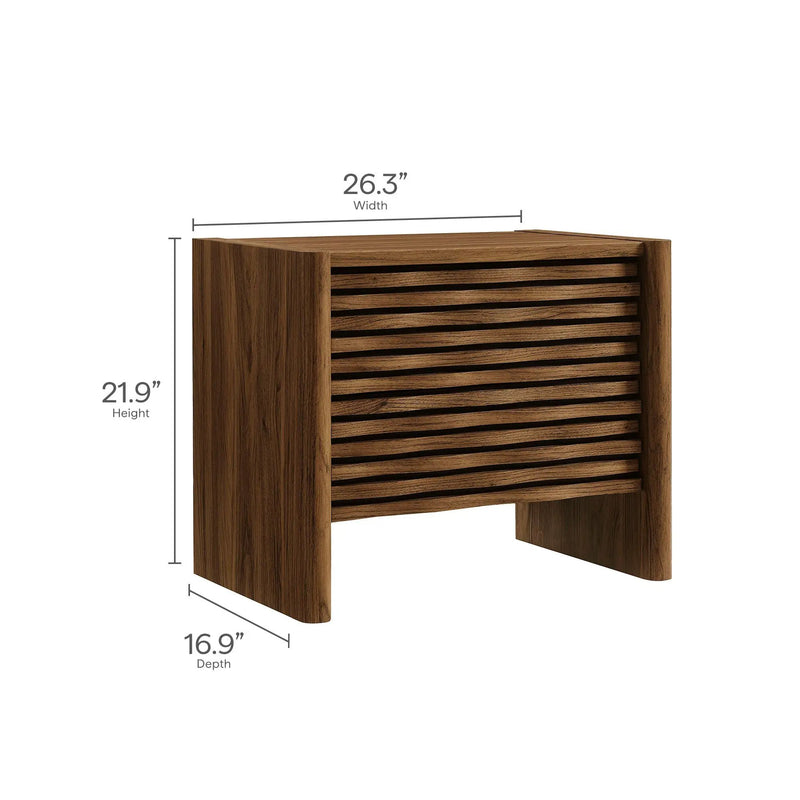 Emric Wave Nightstand by Modway by HouseOfZazla