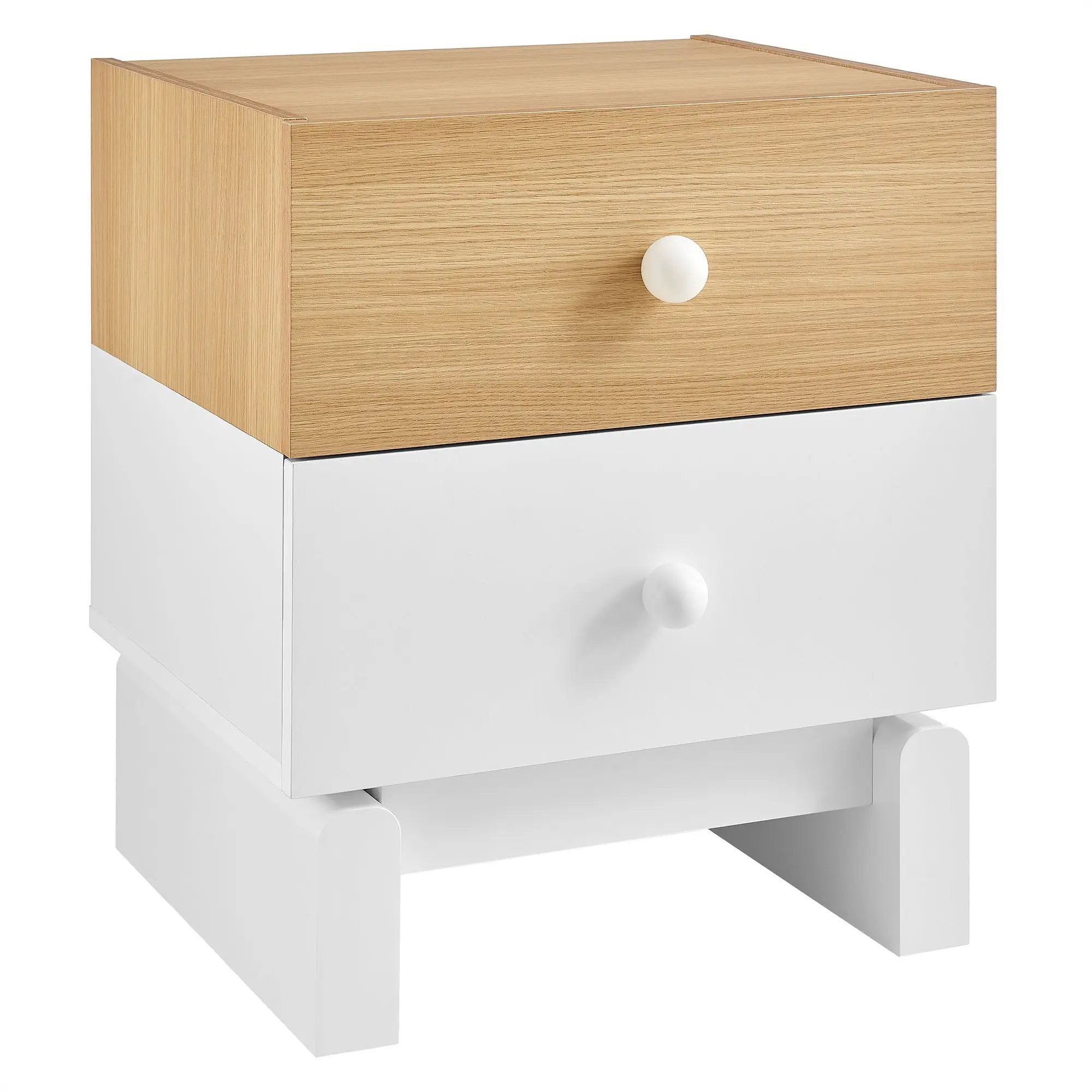 Nolia 2-Drawer Color Block Nightstand by Modway by HouseOfZazla