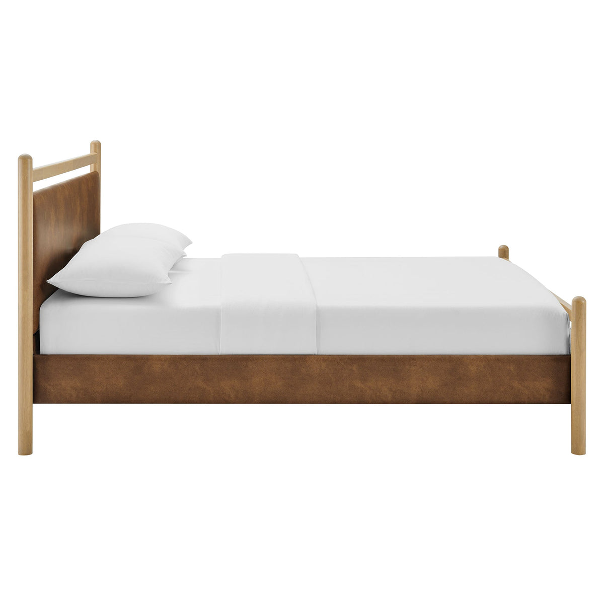 Ginny Vegan Leather Platform Bed Frame by Modway, photo 25 of 44