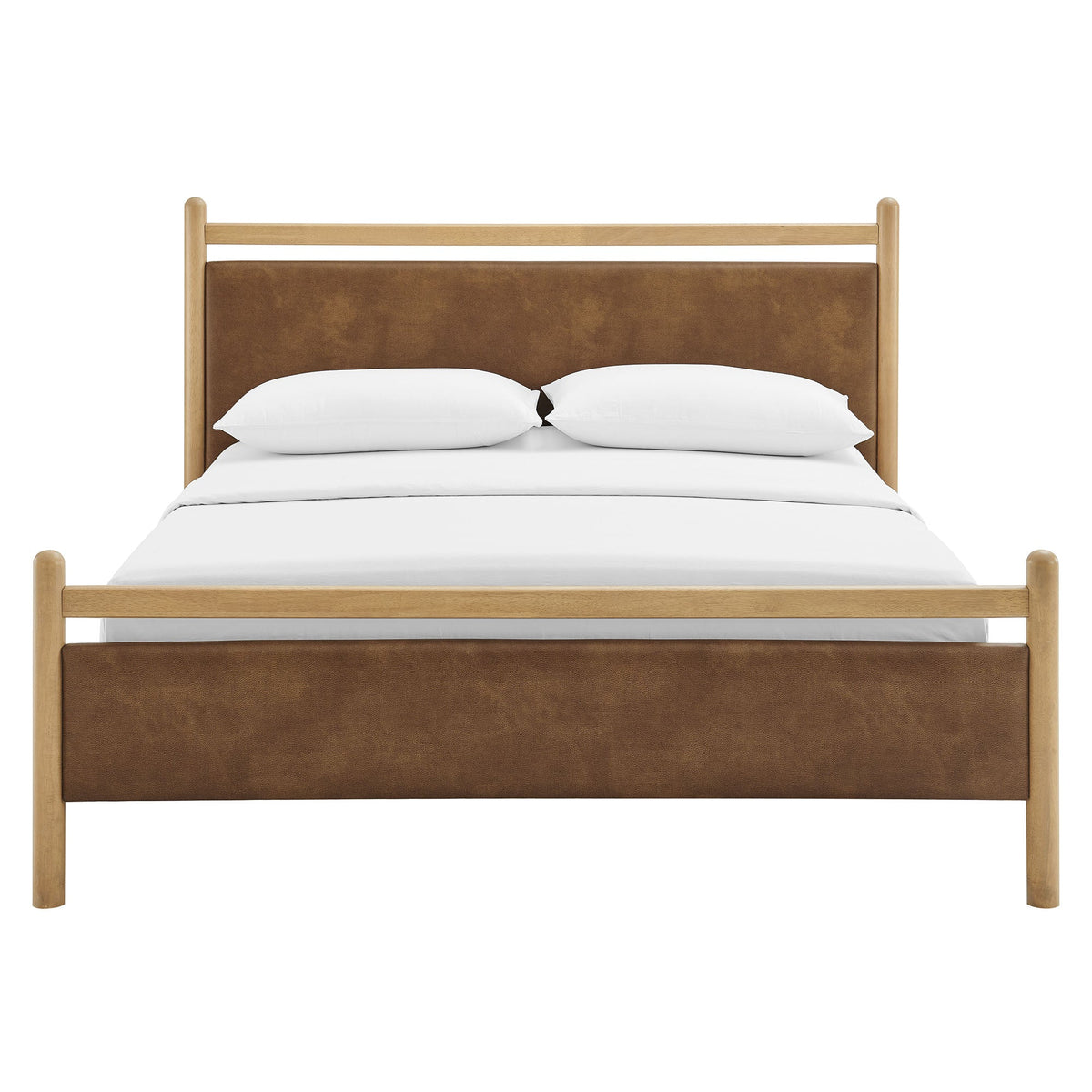 Ginny Vegan Leather Platform Bed Frame by Modway, photo 26 of 44
