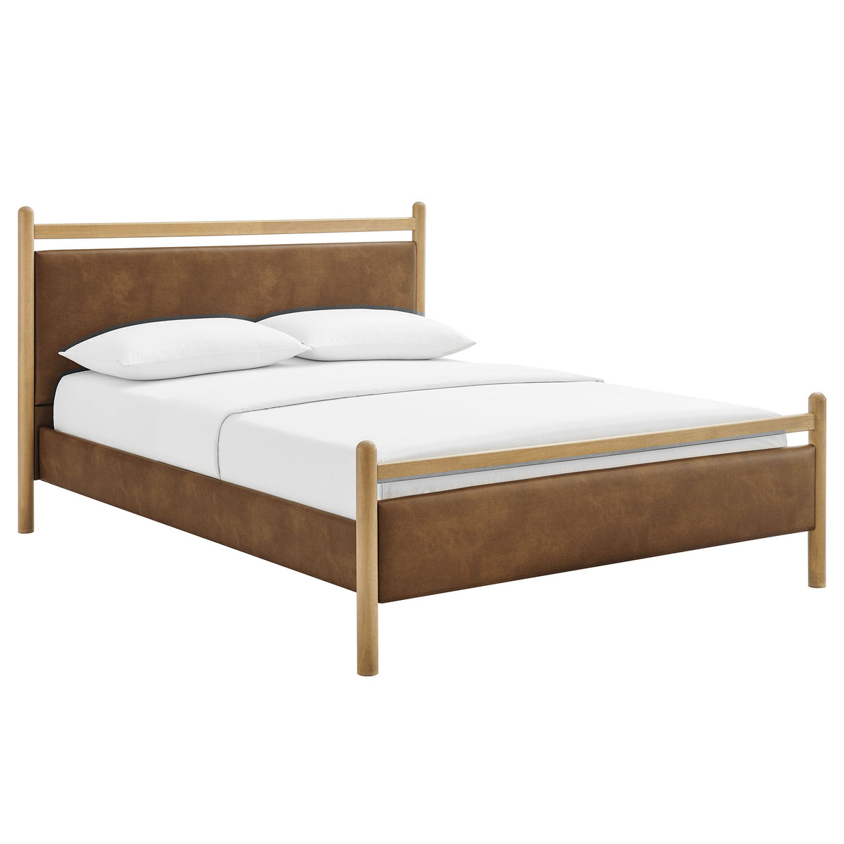 Ginny Vegan Leather Platform Bed Frame by Modway, photo 43 of 44