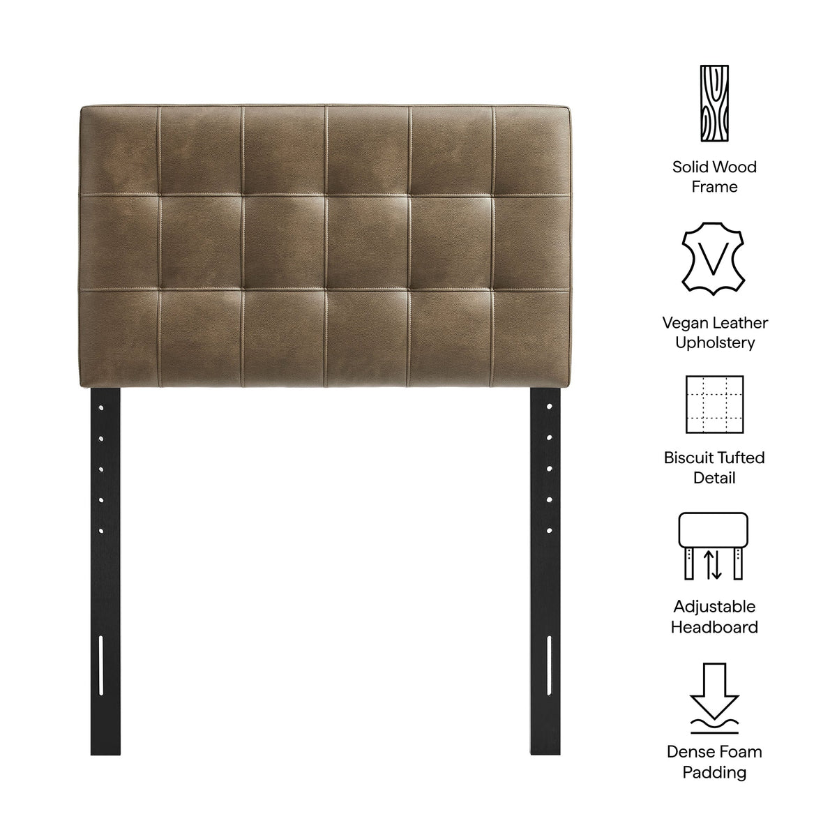 Lily Vegan Leather Headboard by Modway, photo 3 of 43