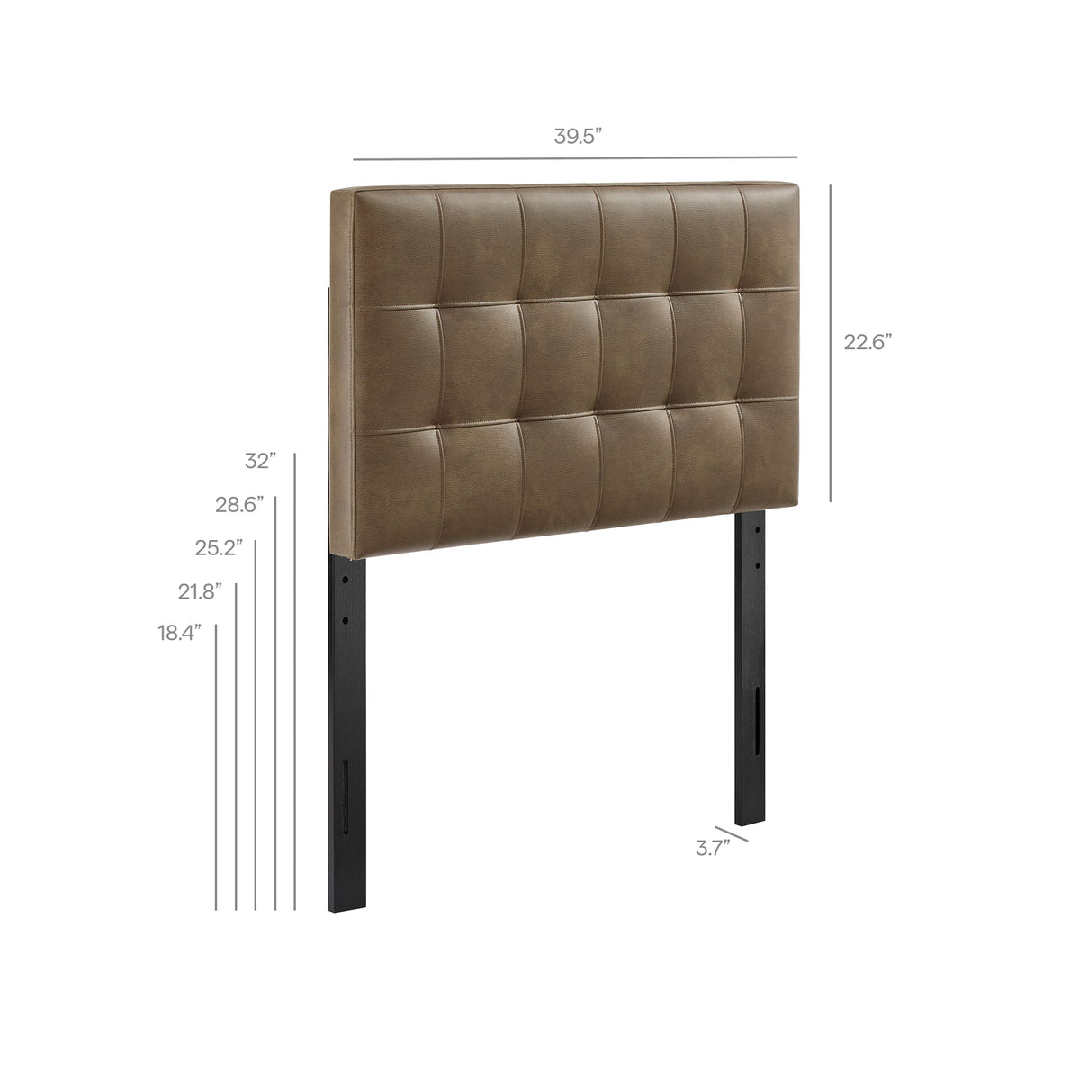 Lily Vegan Leather Headboard by Modway, photo 2 of 43
