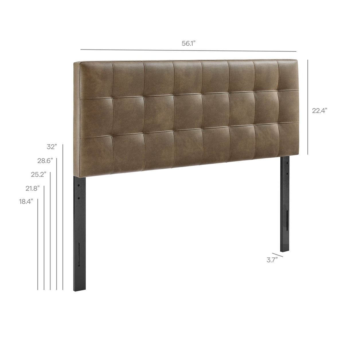 Lily Vegan Leather Headboard by Modway, photo 18 of 43