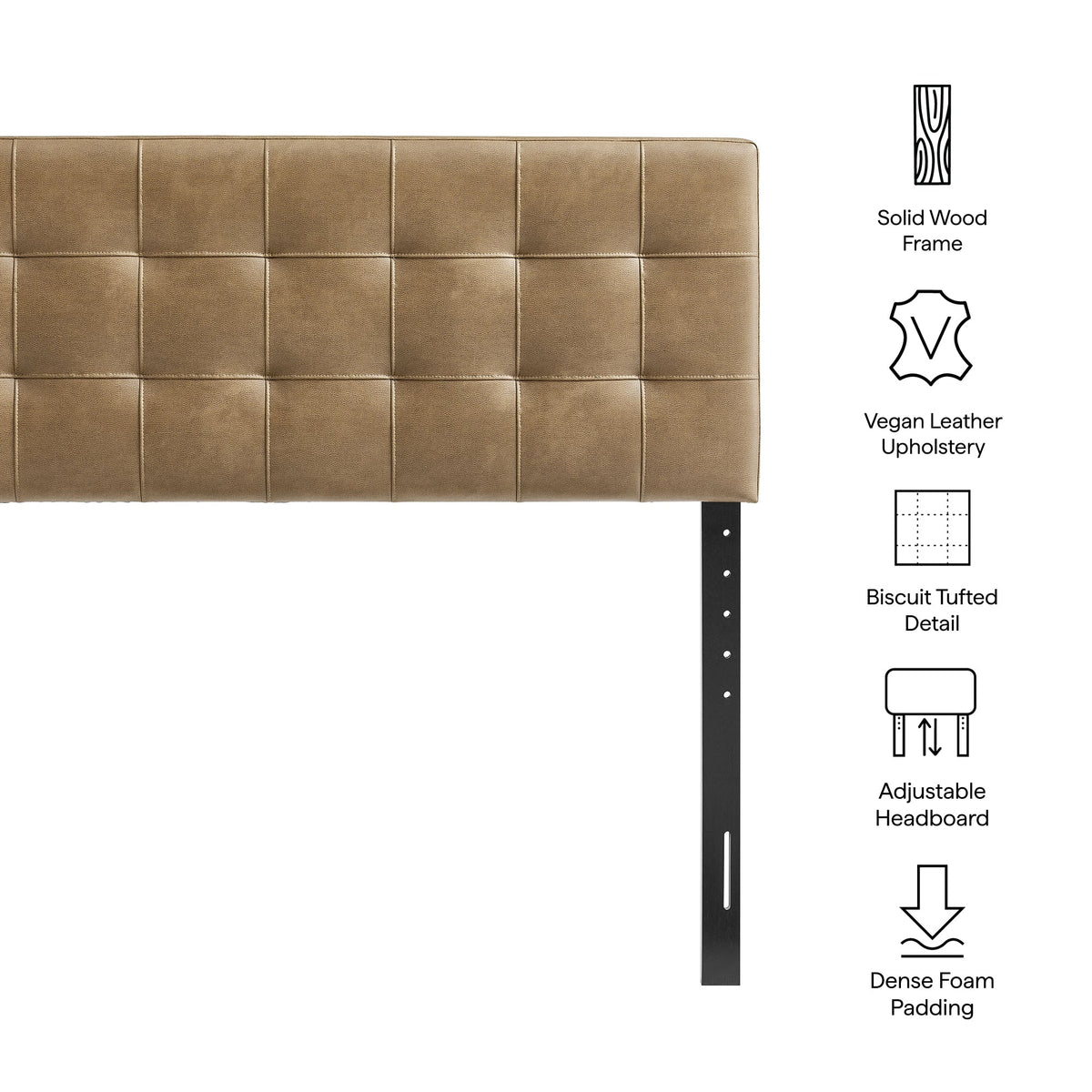Lily Vegan Leather Headboard by Modway, photo 27 of 43