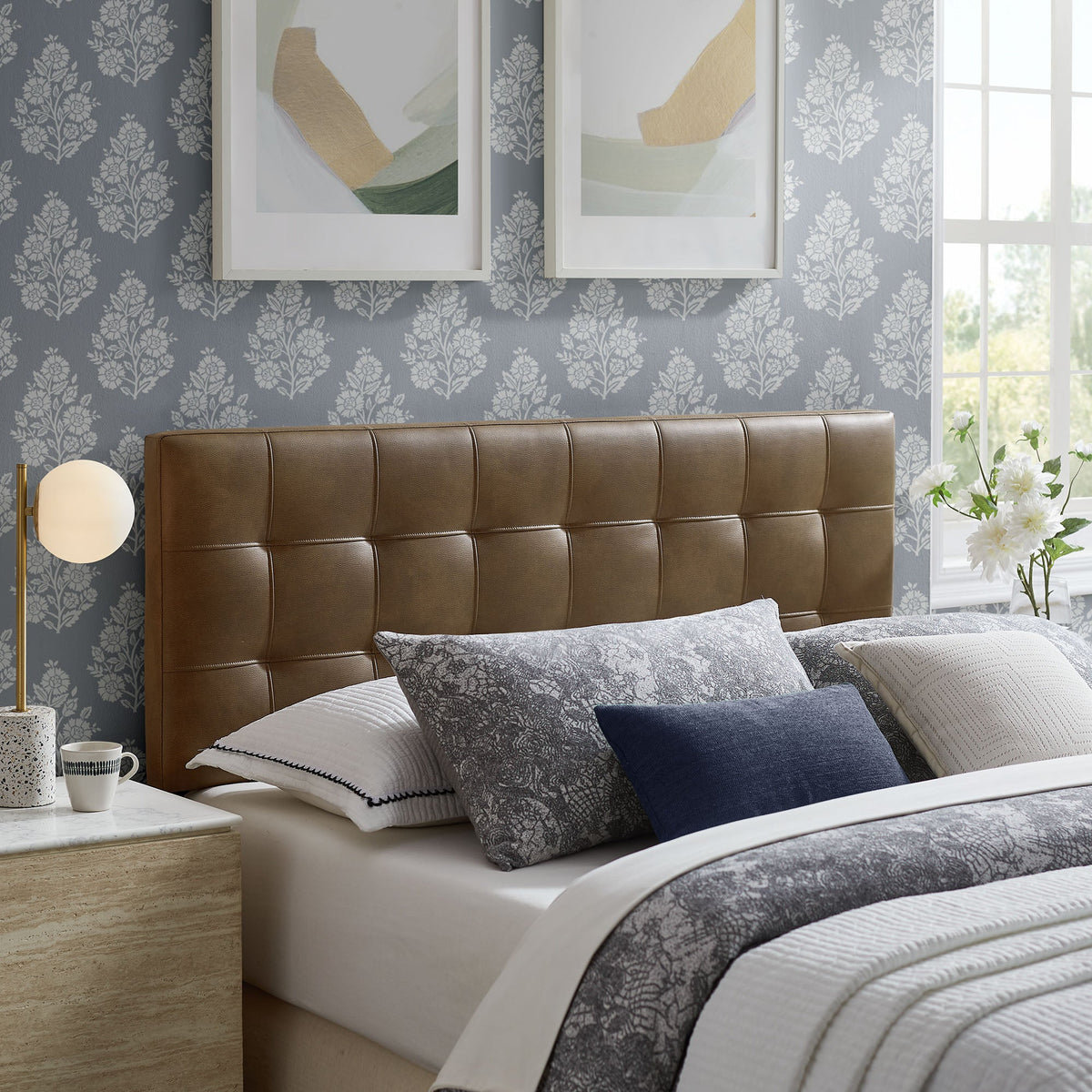 Lily Vegan Leather Headboard by Modway, photo 39 of 43