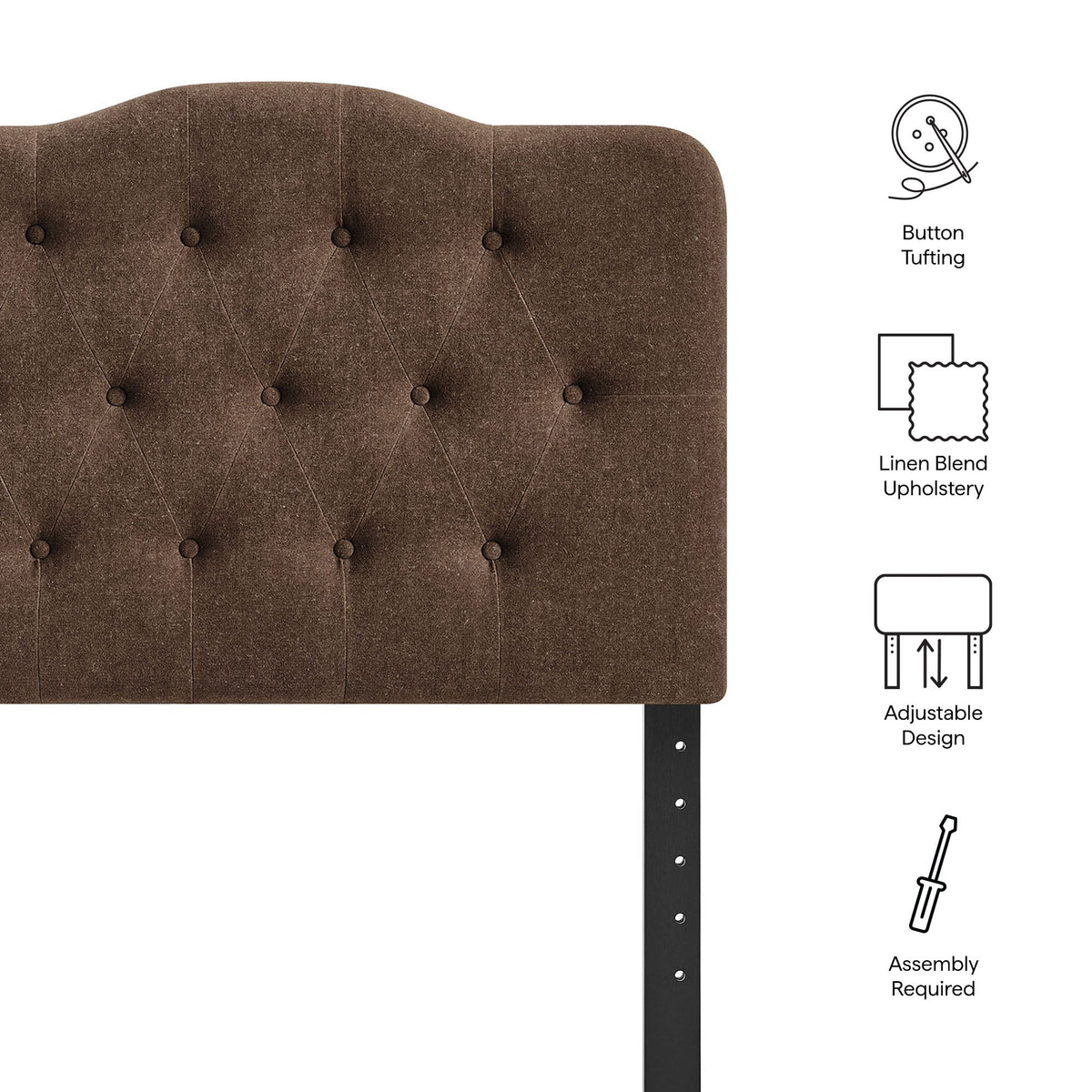 Annabel Premium Linen Blend Headboard by Modway, photo 10 of 55