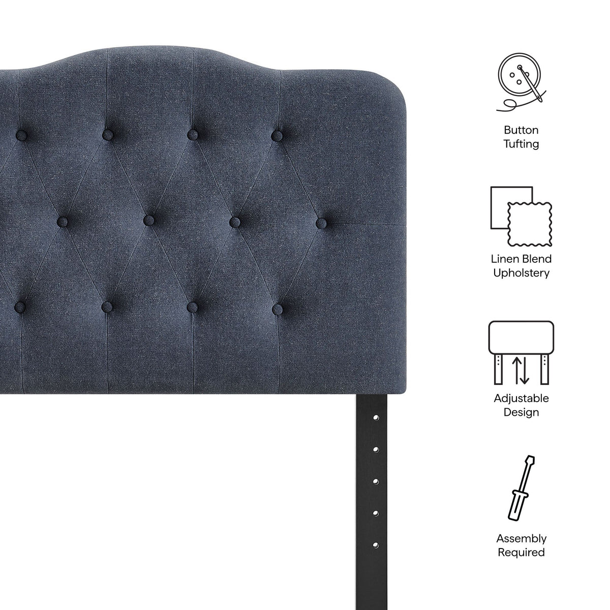 Annabel Premium Linen Blend Headboard by Modway, photo 18 of 55