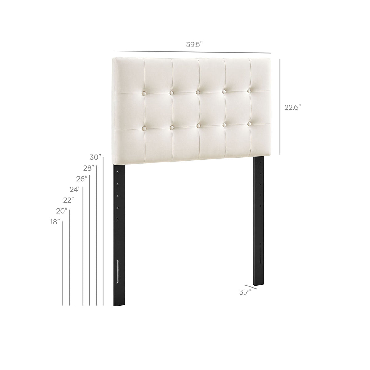 Emily Stain-Resistant Performance Velvet Headboard by Modway, photo 3 of 63