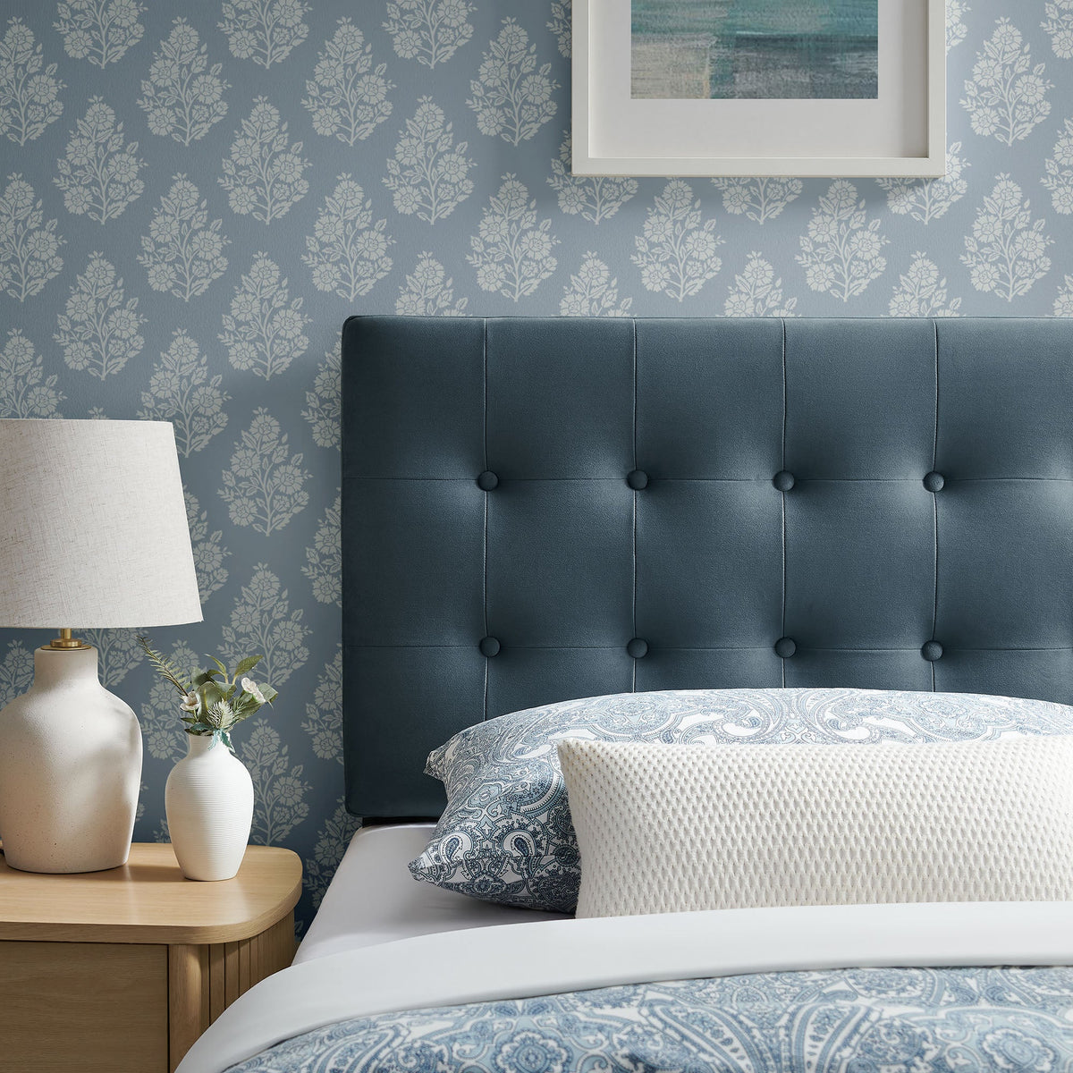 Emily Stain-Resistant Performance Velvet Headboard by Modway, photo 16 of 63