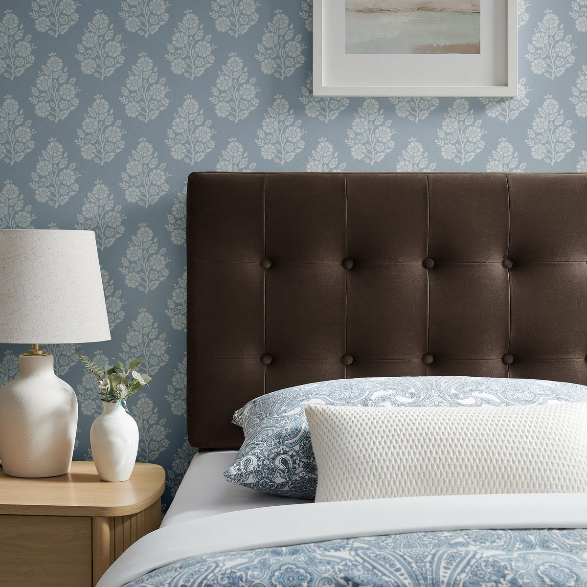 Emily Stain-Resistant Performance Velvet Headboard by Modway, photo 24 of 63