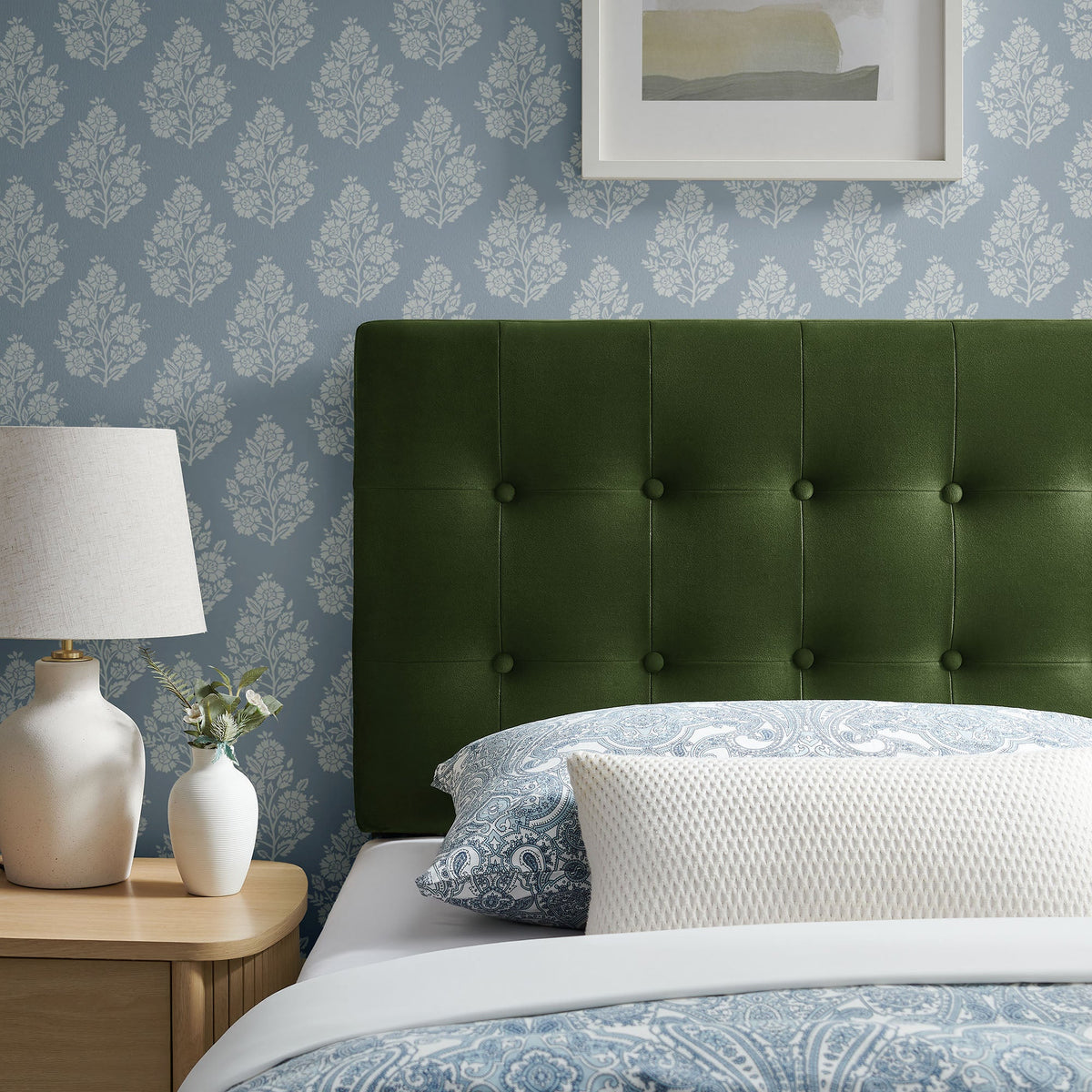 Emily Stain-Resistant Performance Velvet Headboard by Modway, photo 32 of 63