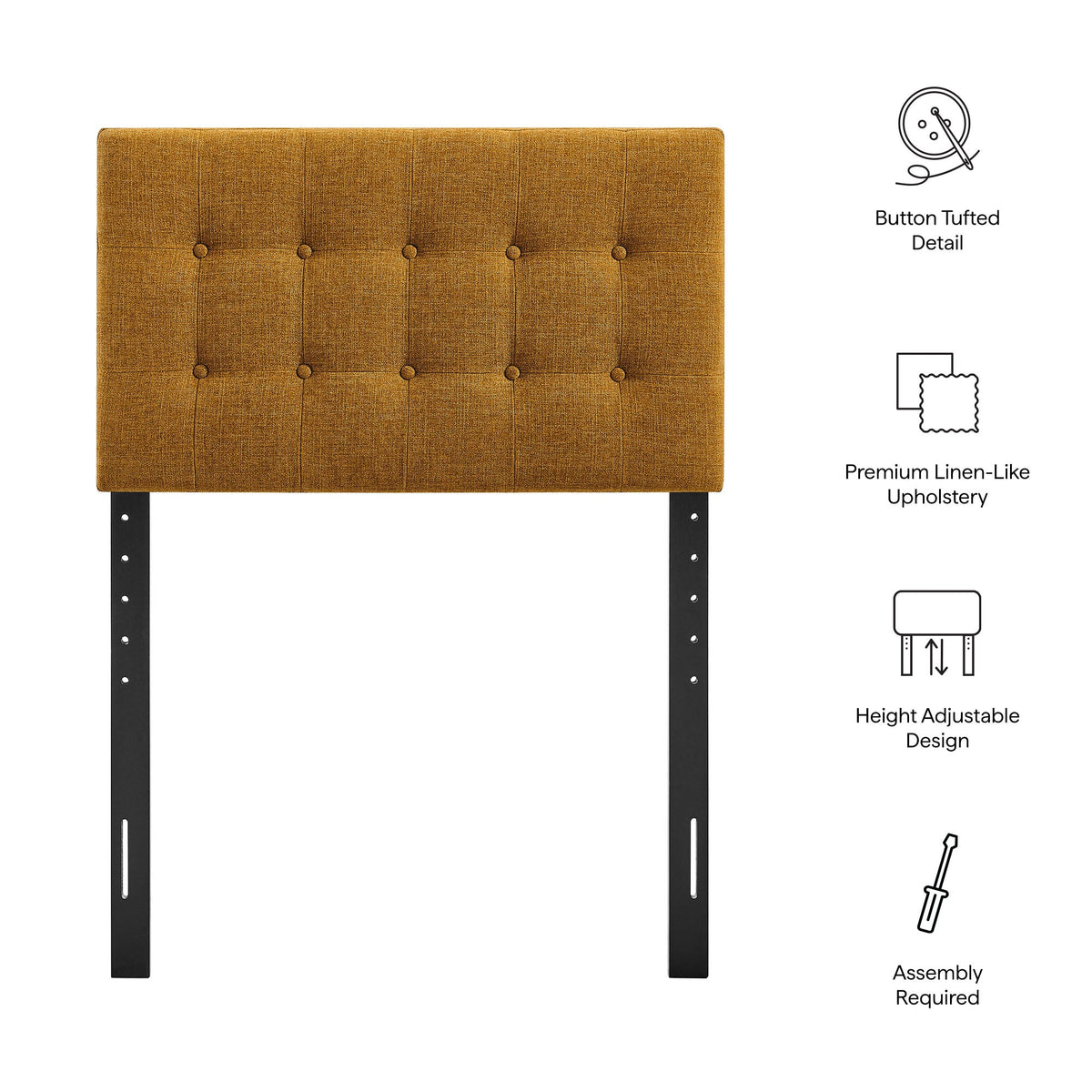 Emily Fabric Upholstered Headboard by Modway, photo 2 of 59