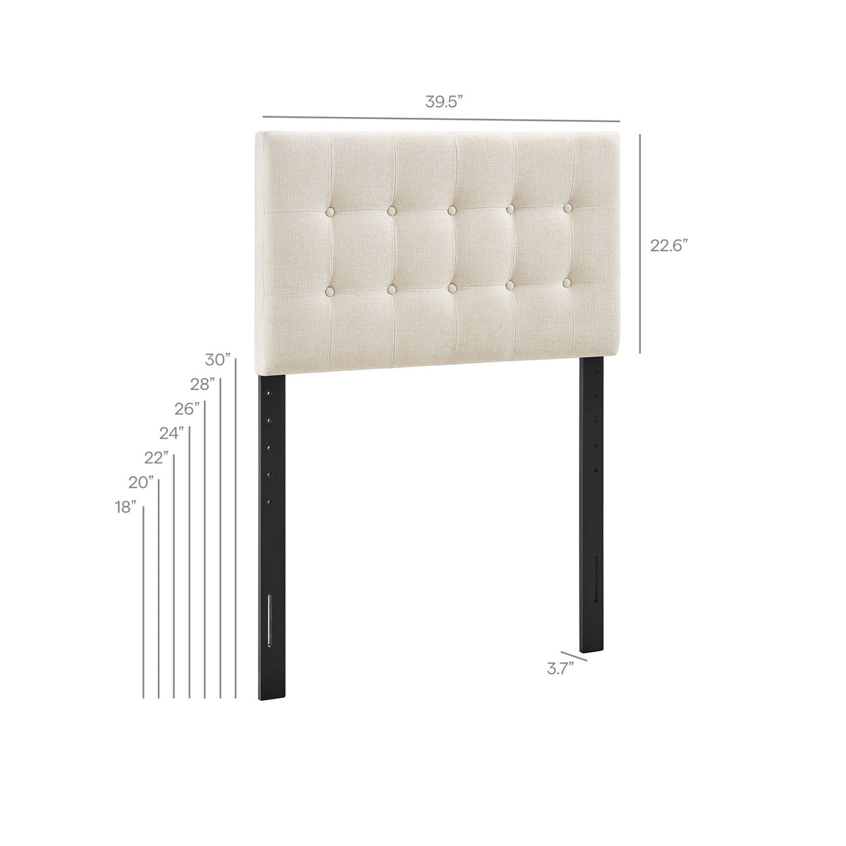 Emily Fabric Upholstered Headboard by Modway, photo 11 of 59